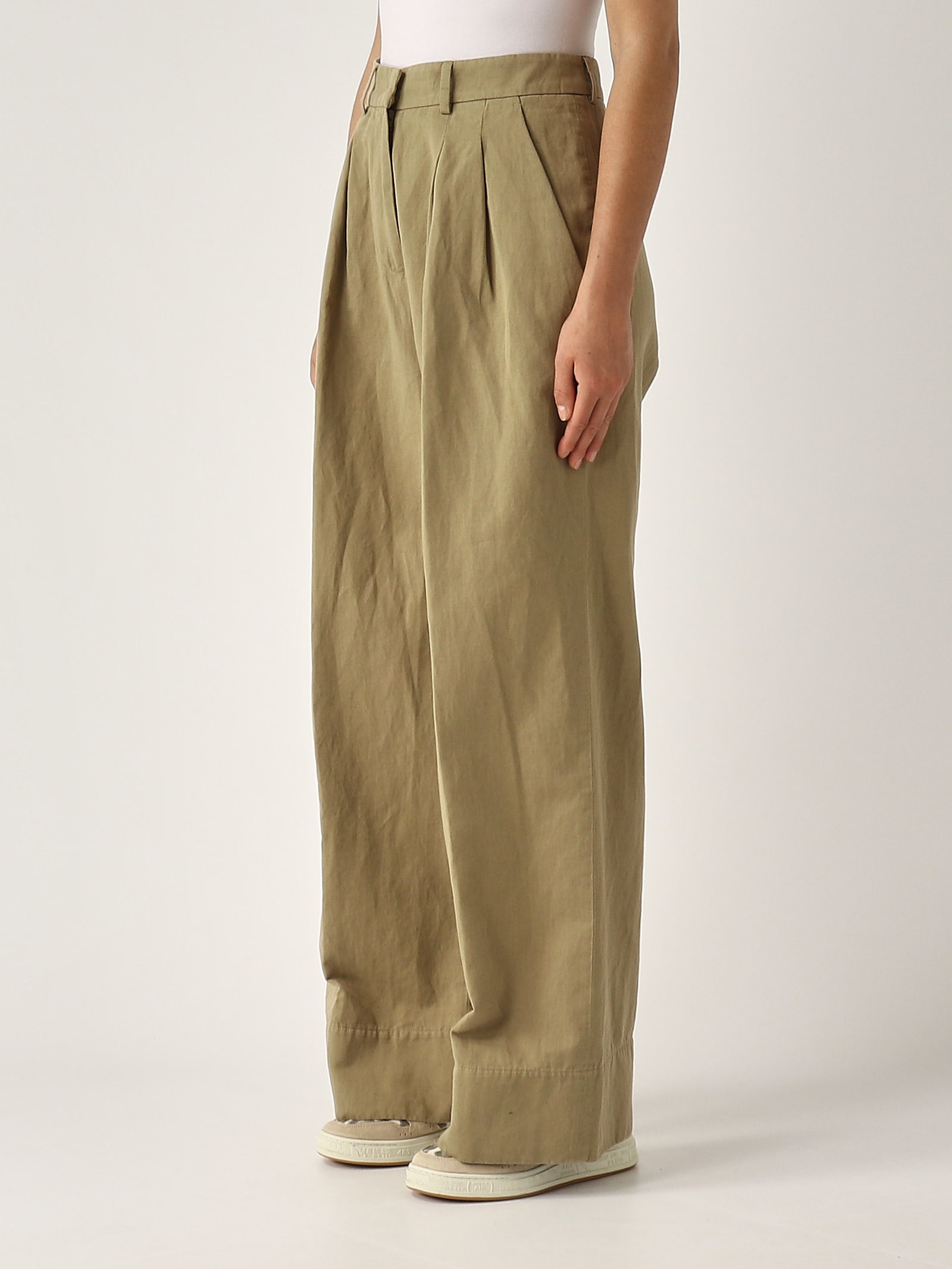 Pt Torino Frankie Trousers In Nude