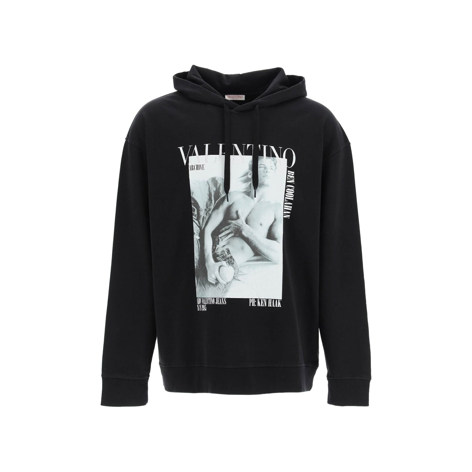 Valentino Graphic Printed Sweatshirt In Black