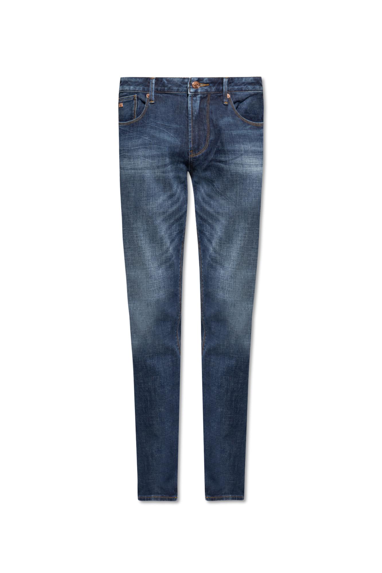 Emporio Armani J06 Slim Fit Jeans In Denim Blu