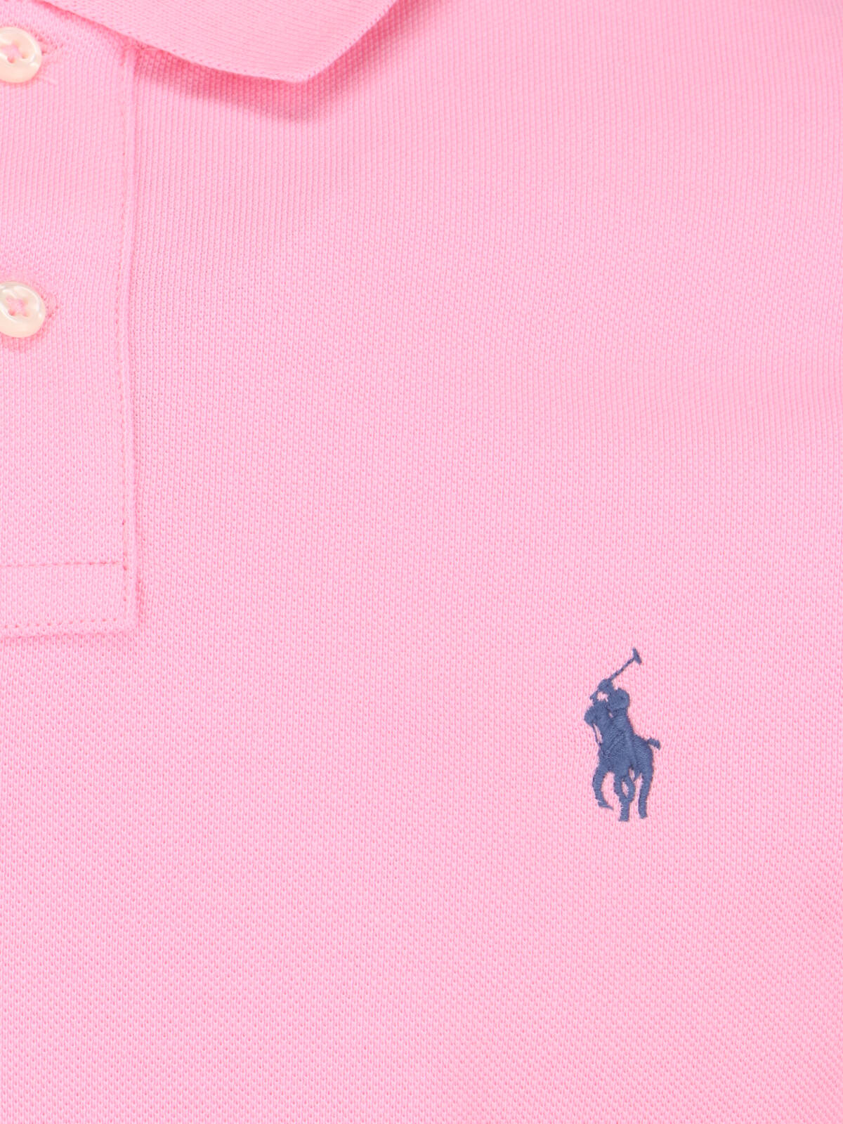 Polo Ralph Lauren Logo-embroidered Polo T-shirt In Pink