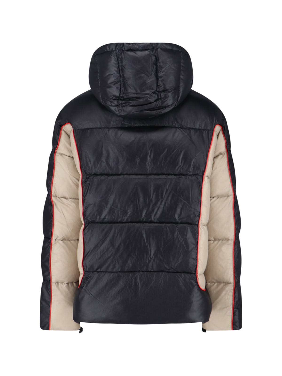 Diesel Mens 9xx W-ostend Hooded Shiny-ripstop Puffer Jacket In Black