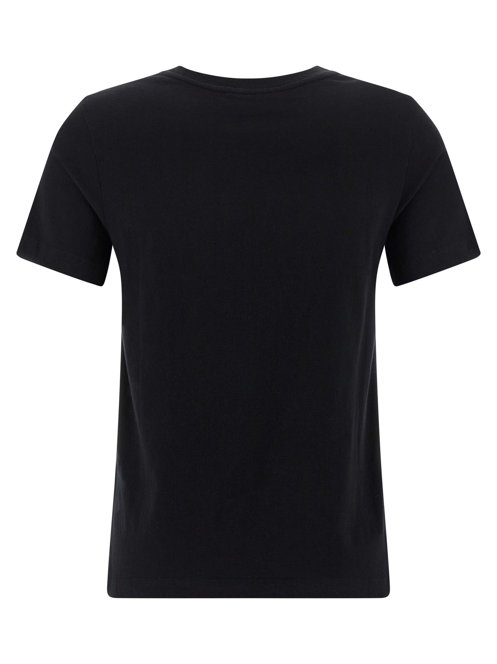 Maison Kitsuné Lady Fox Regular Tee-shirt In Black
