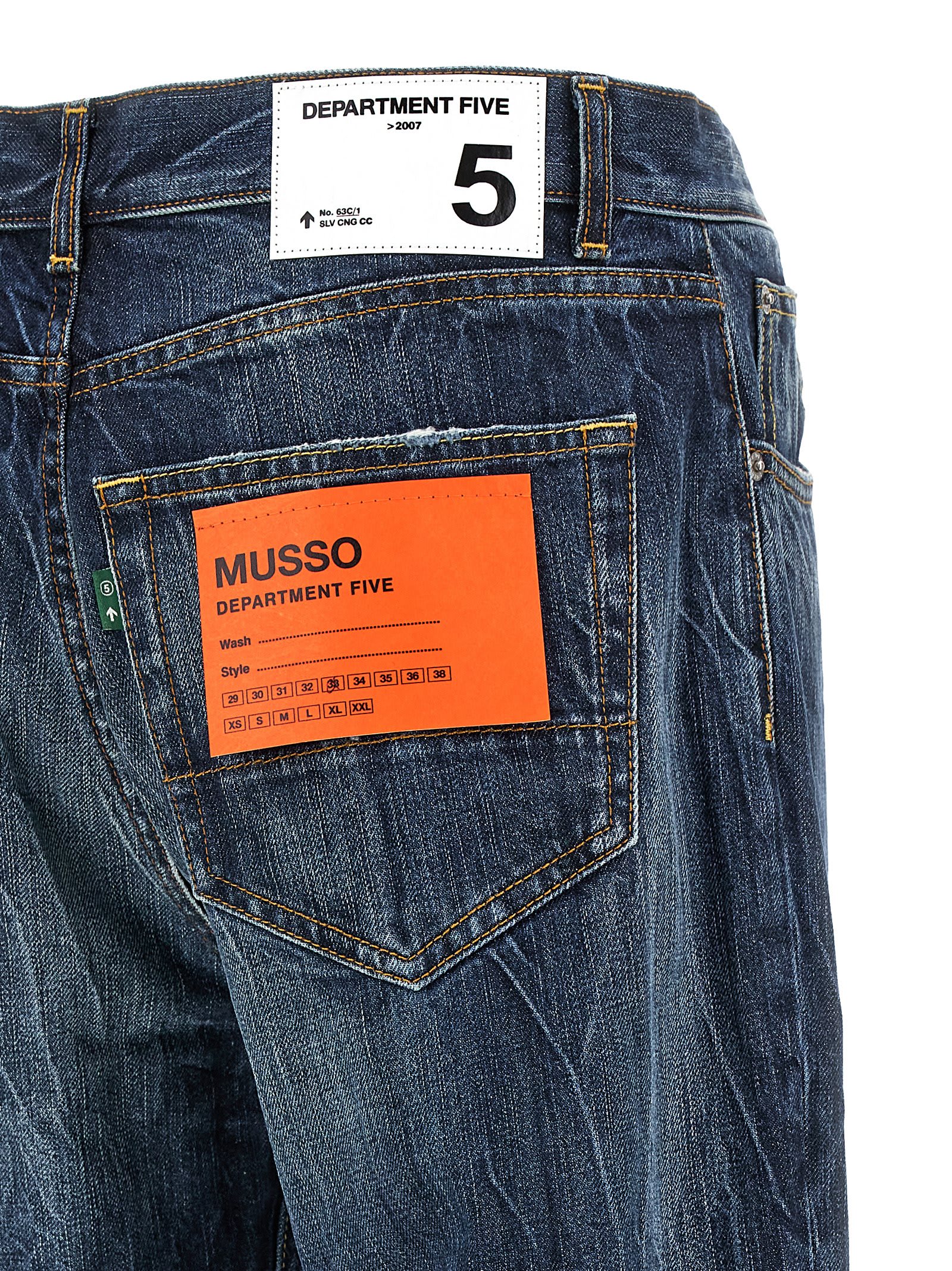 Shop Department Five Musso Jeans In Blue