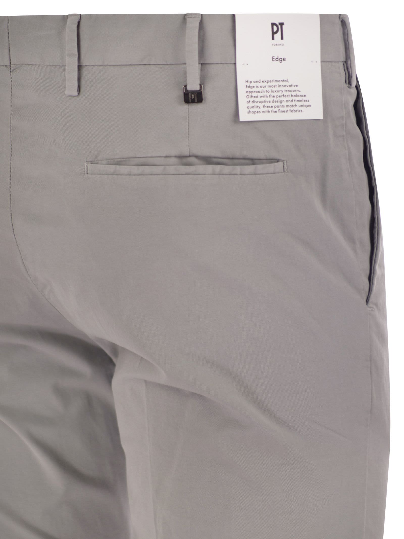 Pt Torino Trousers In Light Grey