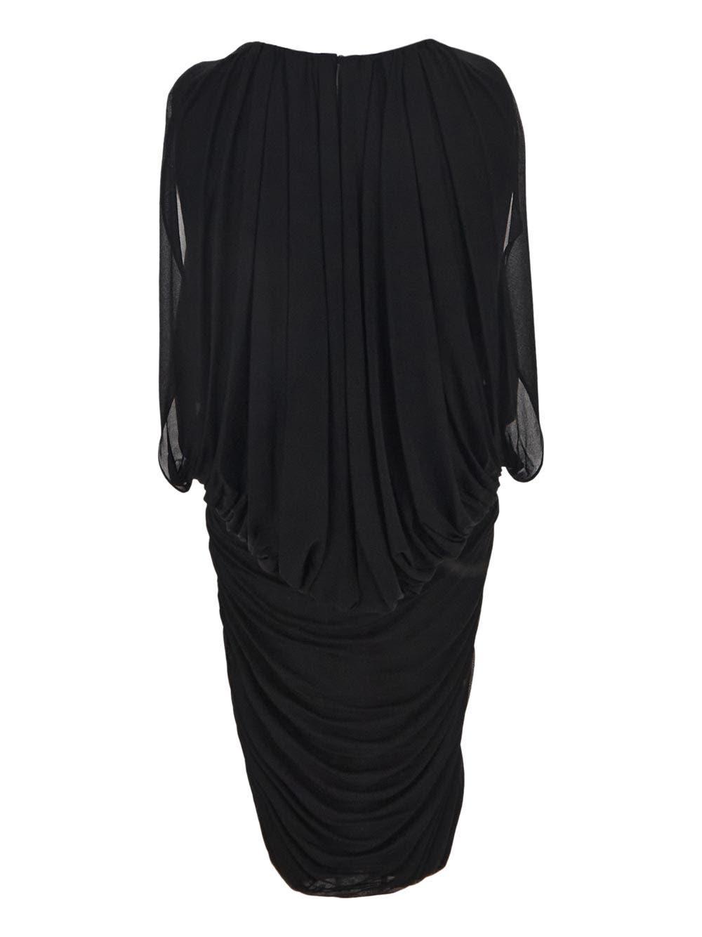 Saint Laurent Draped Mini Dress