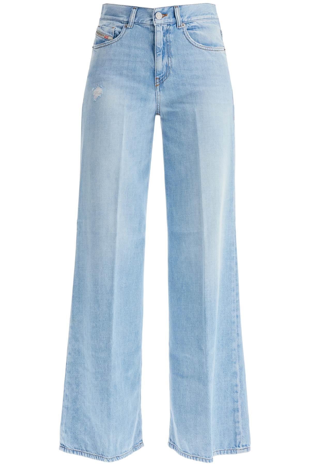 Shop Diesel Bootcut Jeans In Denim (blue)