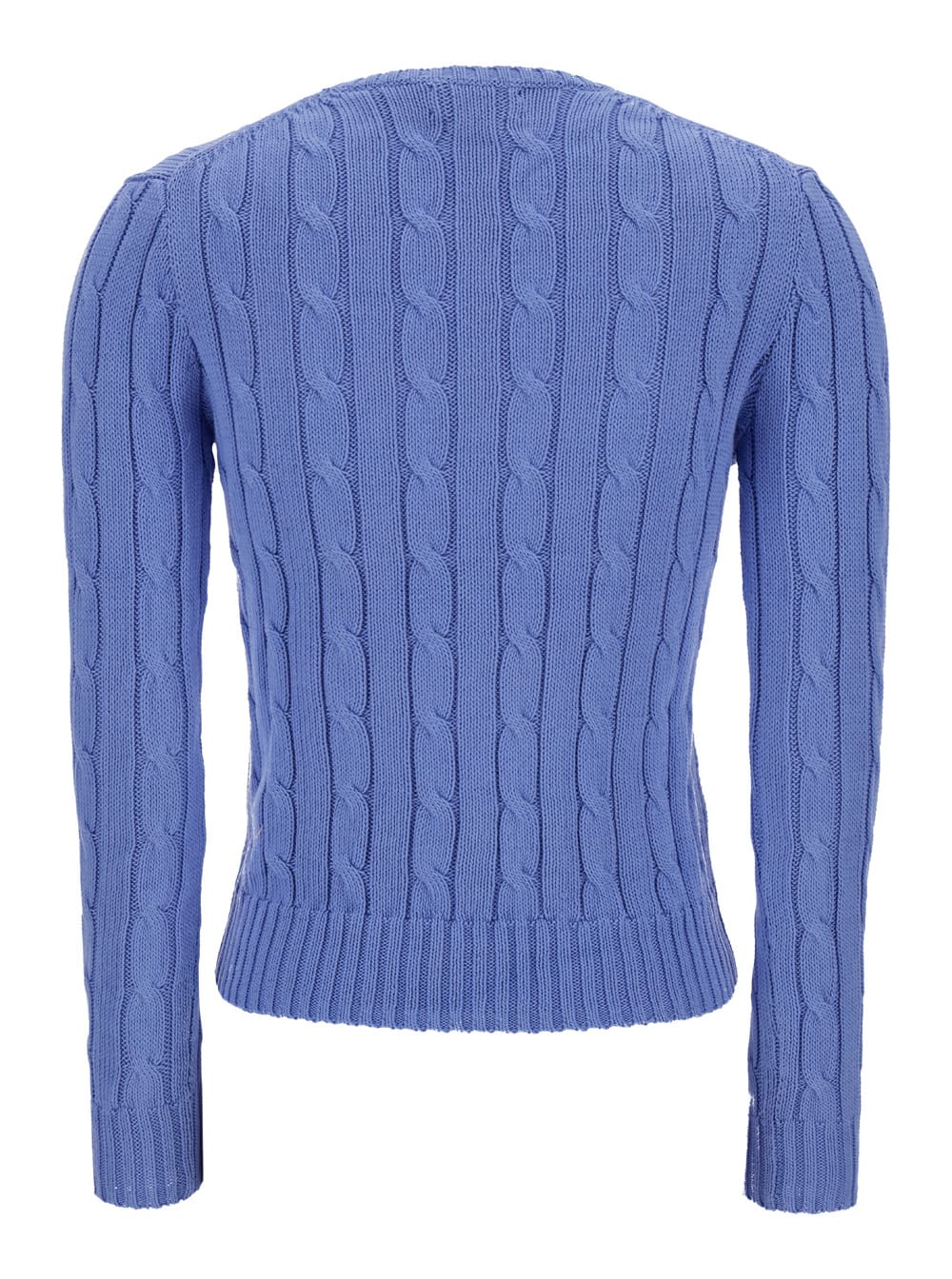 Shop Ralph Lauren Julianna-long Sleeve-pullover In Blu