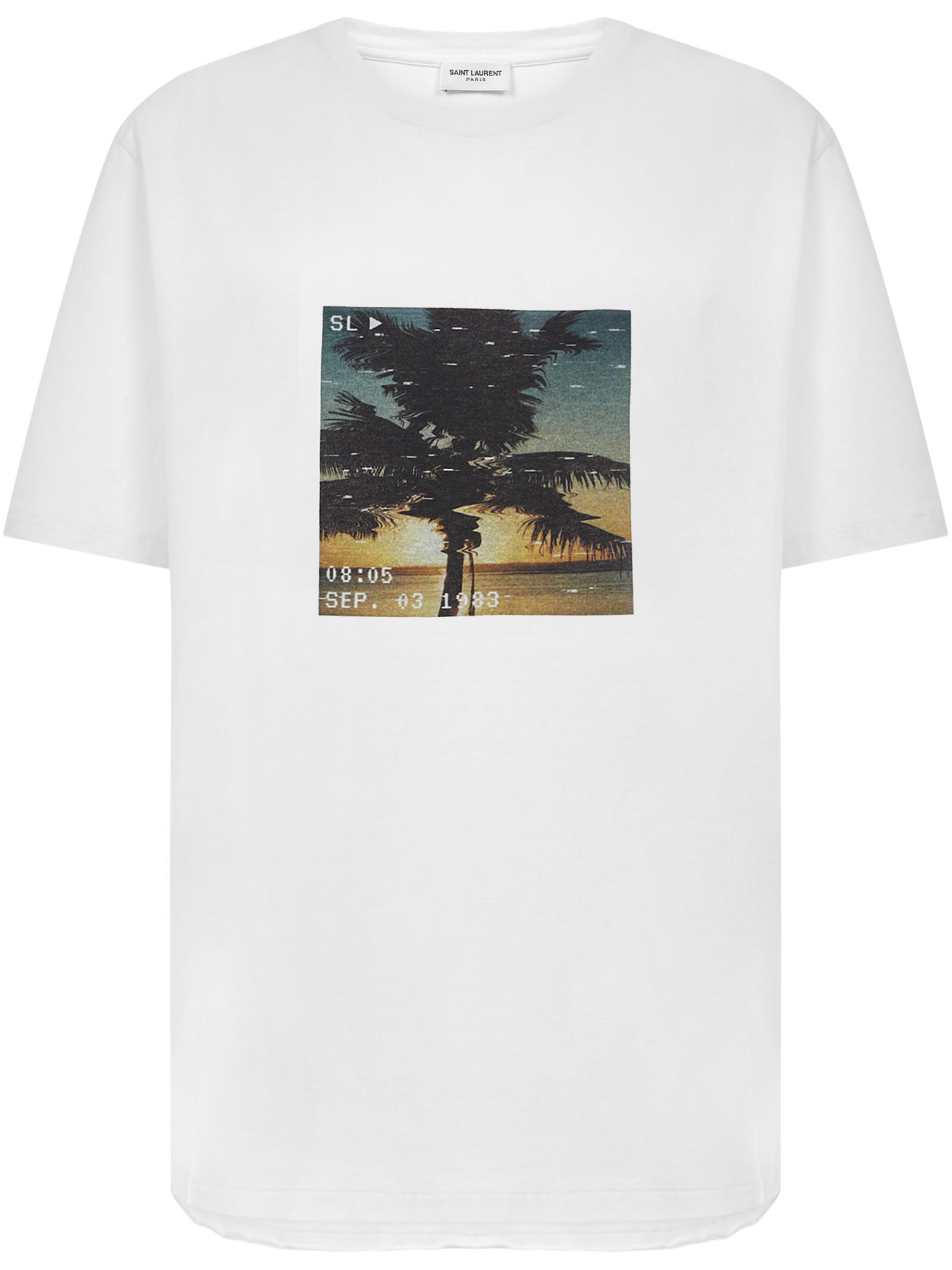 Saint Laurent Vhs Sunset T-shirt