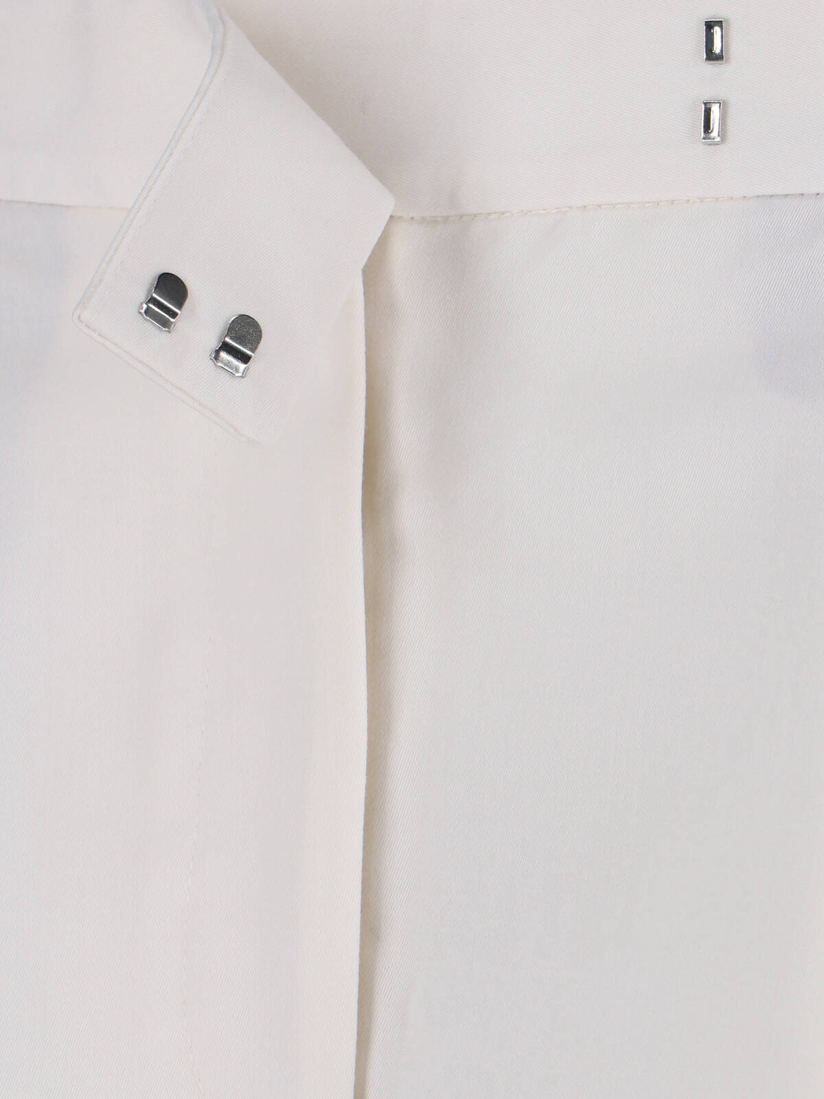 Rohe Róhe High-waisted Straight-leg Trousers With Pleated Front In White