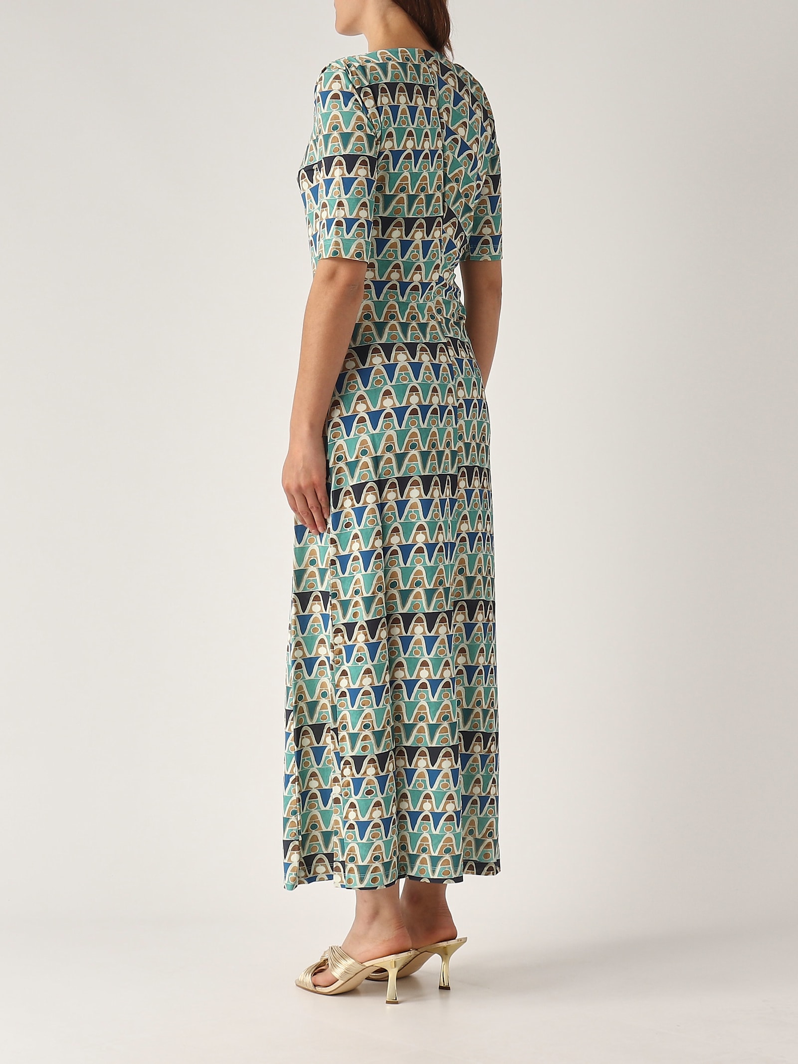 Maliparmi Viscosa Dress In Green
