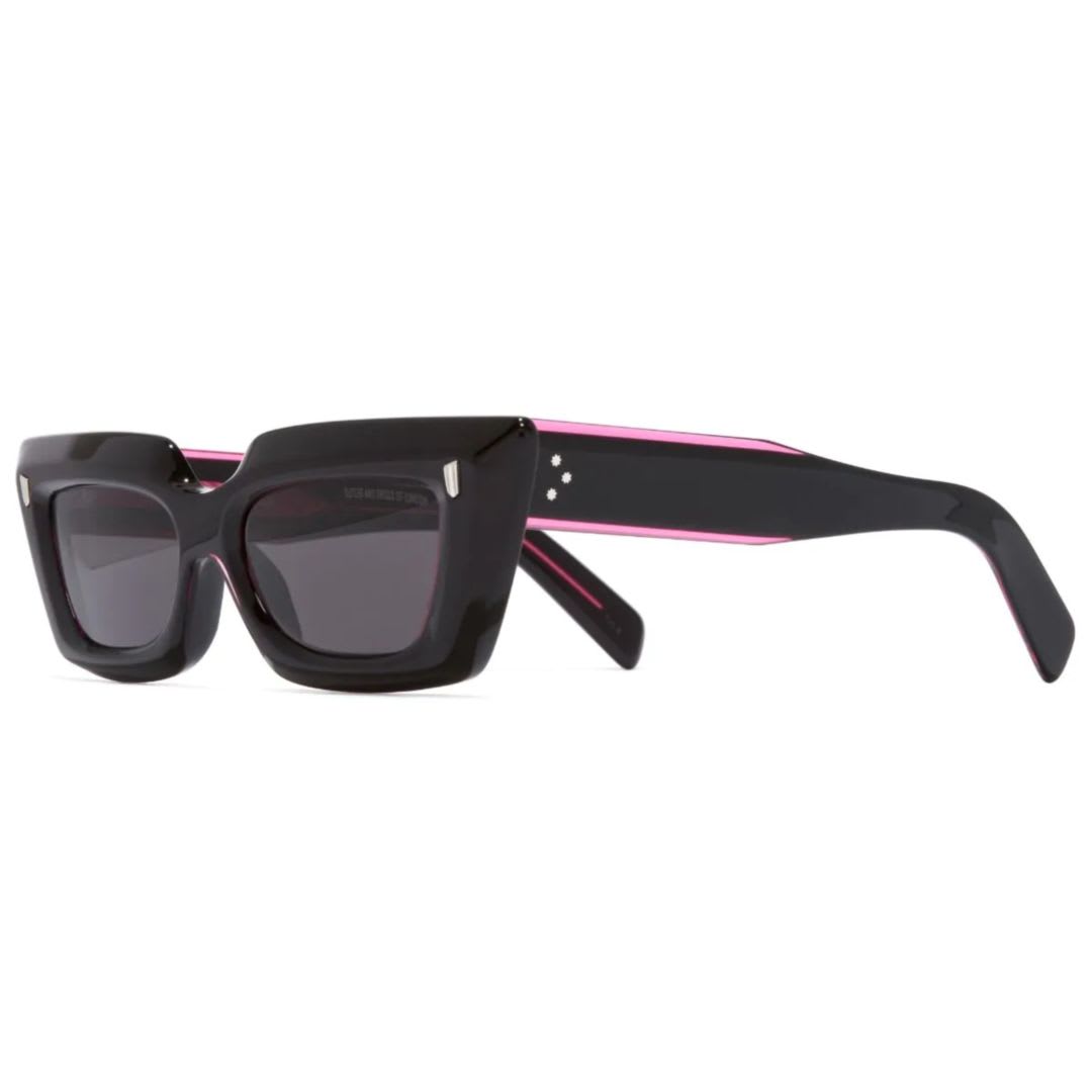 Cutler and Gross 1408-01 51mm Pink On Black Acetate Sunglasses