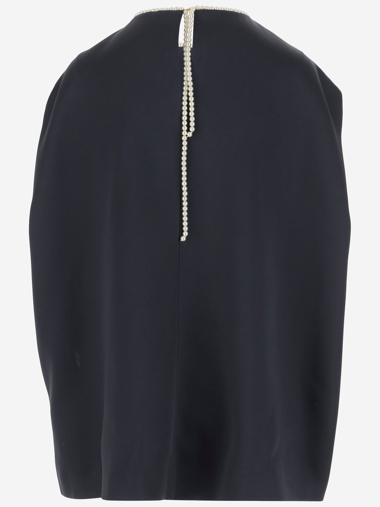 CARVEN COCOON TOP IN DOUBLE SATIN