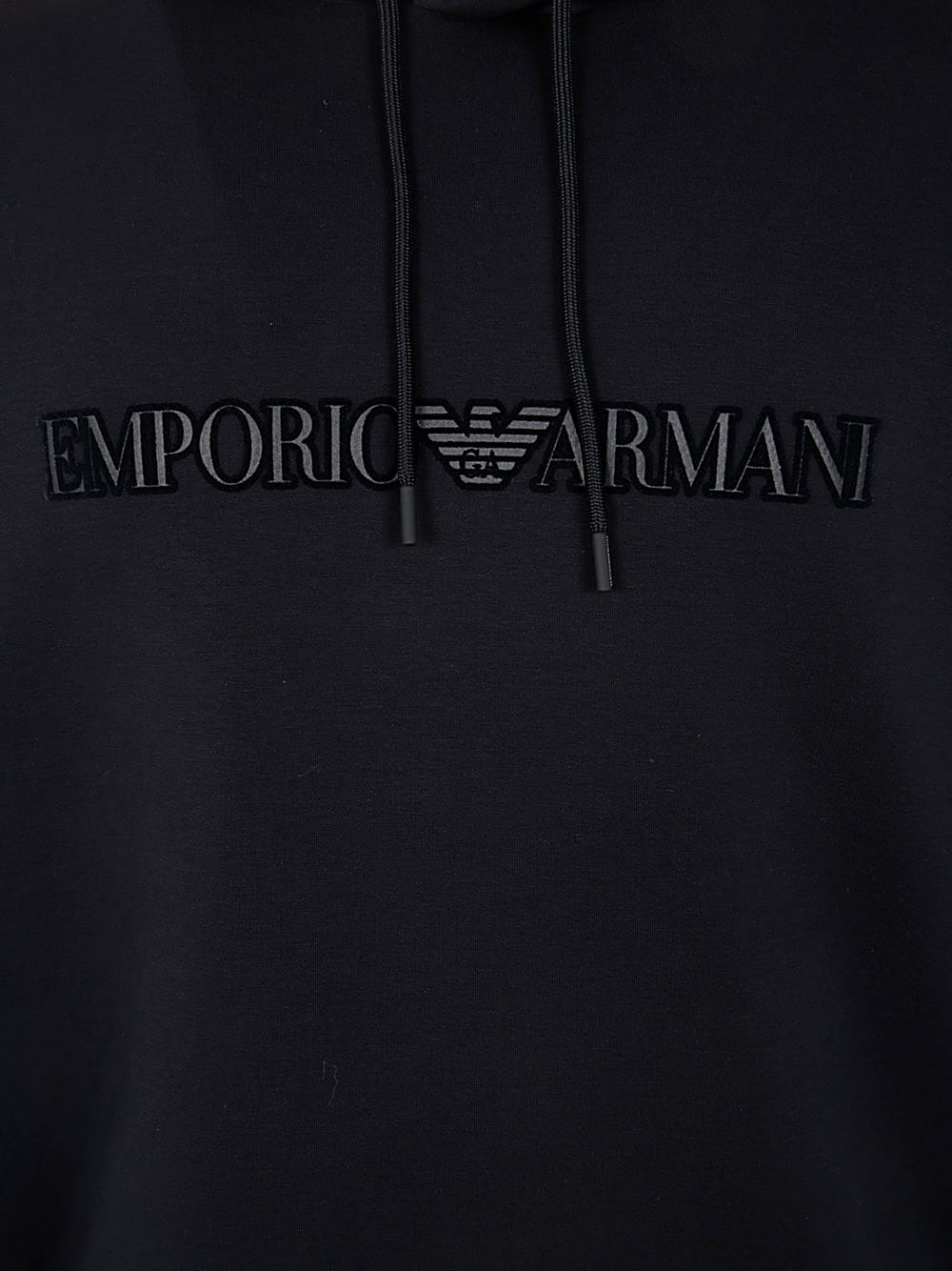 Shop Emporio Armani Sweatshirt In Logo Blue Navy