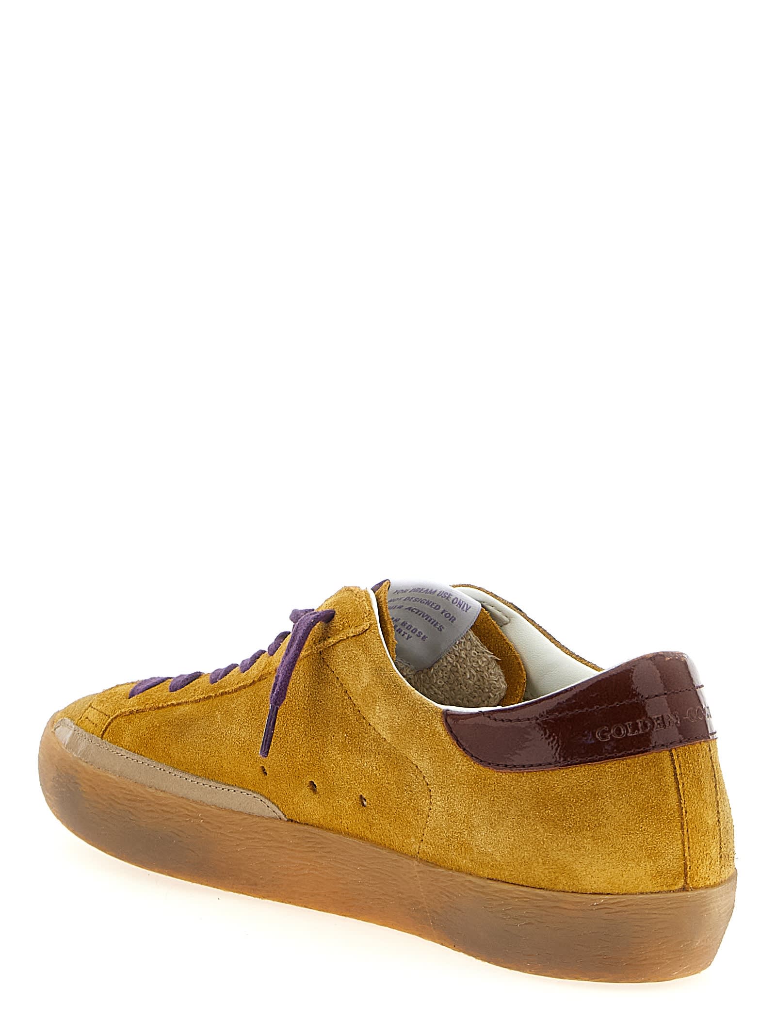 Golden Goose Emporio Armani Allover Logo Sneakers In Yellow