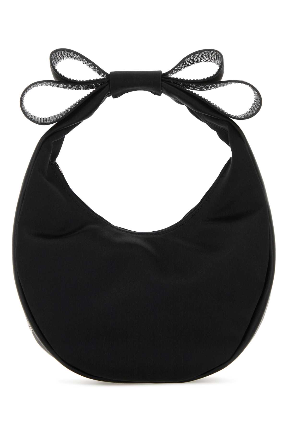 Black Satin Small Cadeau Handbag