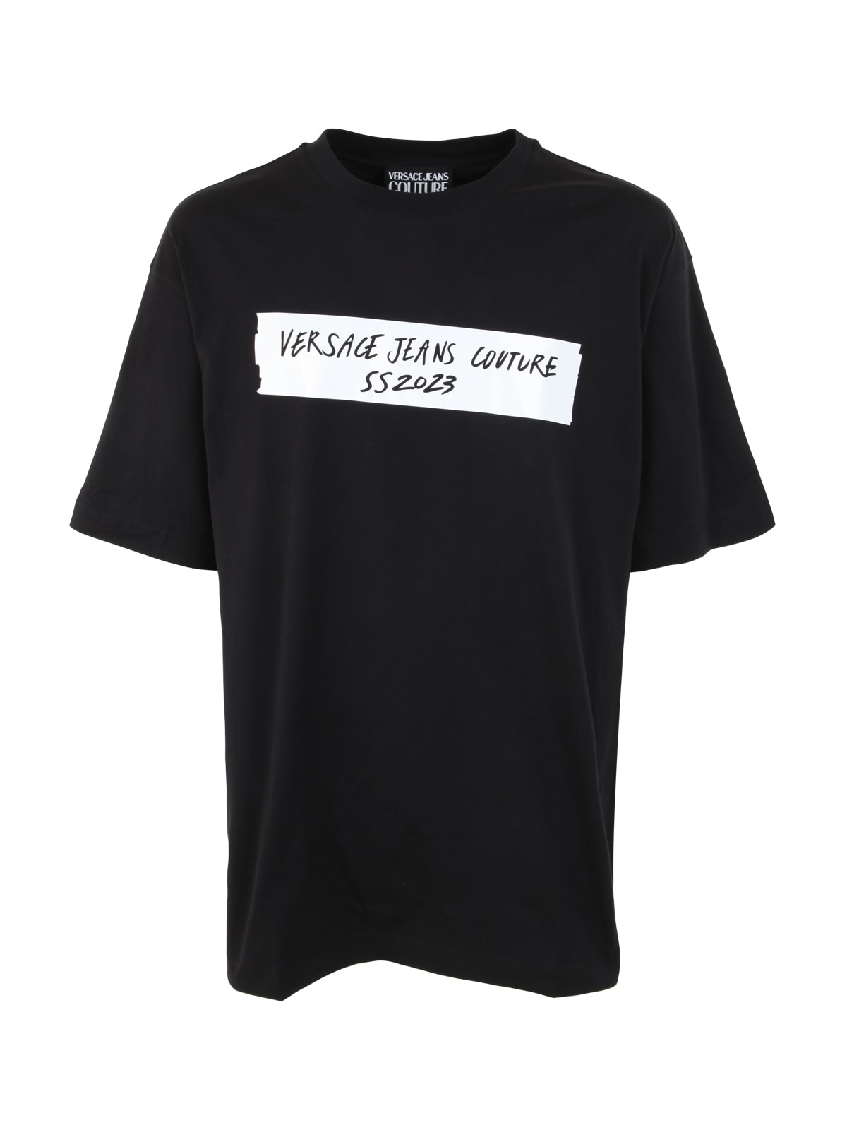 Versace Jeans Couture O Duct Tape T-shirt In Black | ModeSens