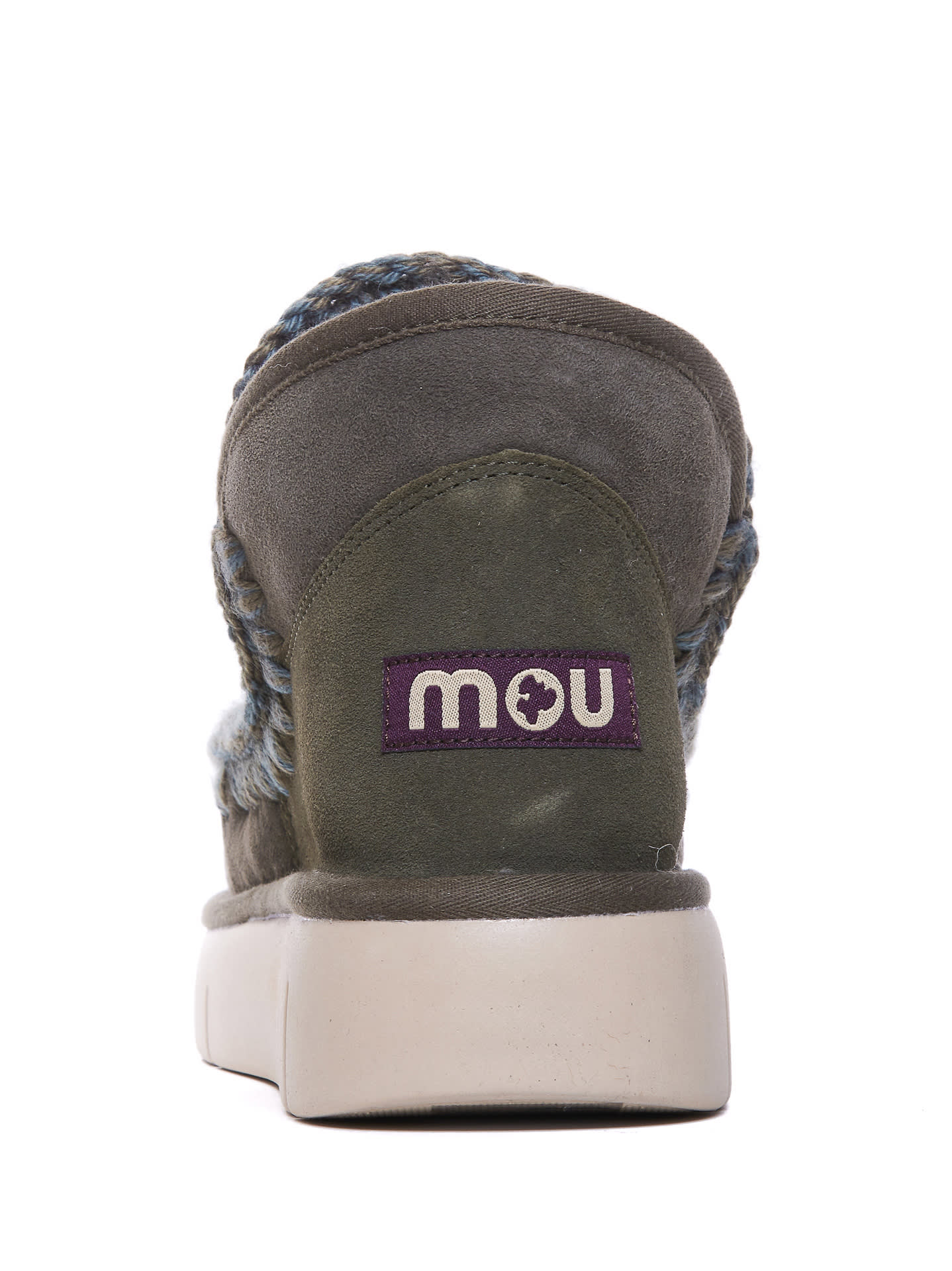 Shop Mou Eskimo Bounce Sneakers In Green