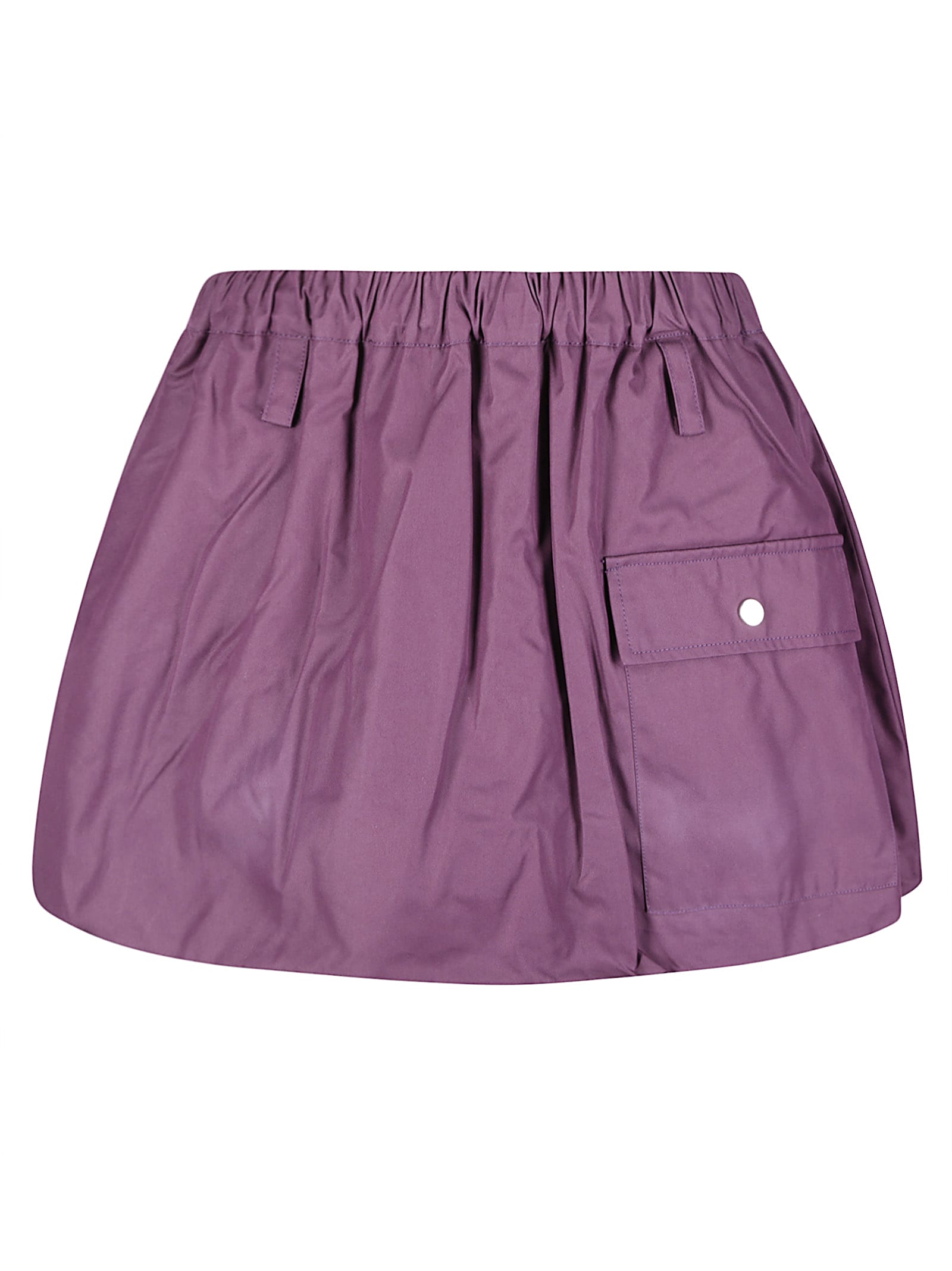 Baum Und Pferdgarten Simona Elastic-waist Pocket Mini A-line Skirt In Purple