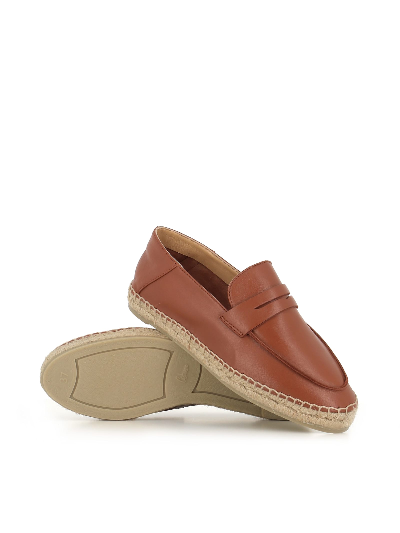 Castaã±er Keule Loafers In Cognac