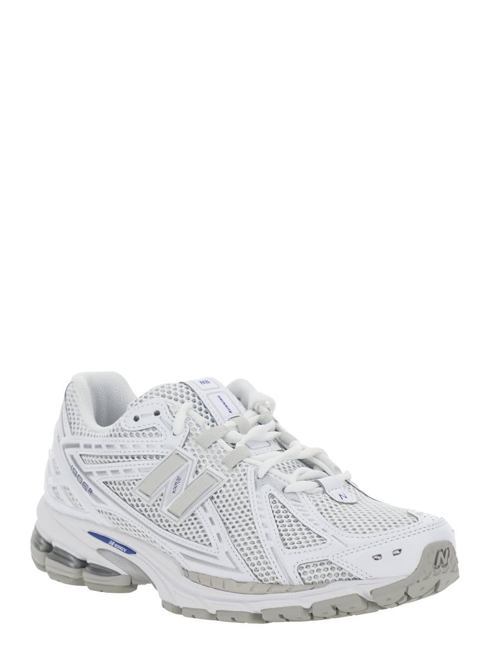 New Balance 1906r White Sneaker With Mesh Design And Side Logo In Synthetic Fiber Unisex