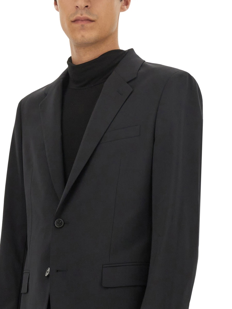 Shop Theory Single-breasted Jacket In Black