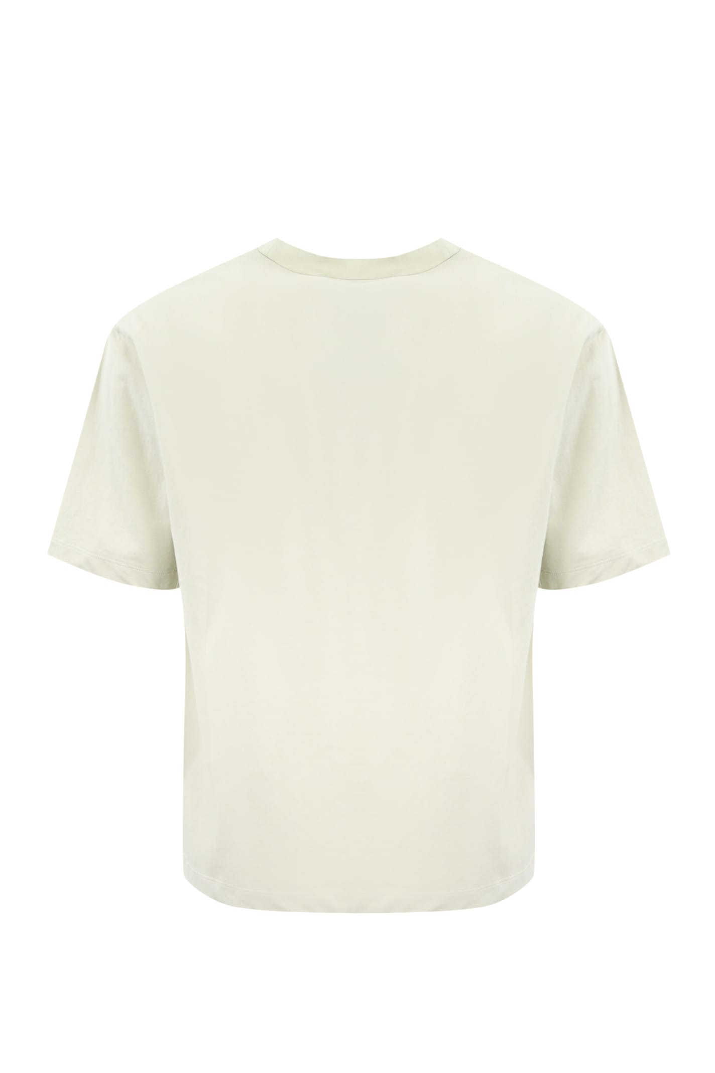 Shop Dsquared2 Cotton T-shirt With Icon Print In Crema