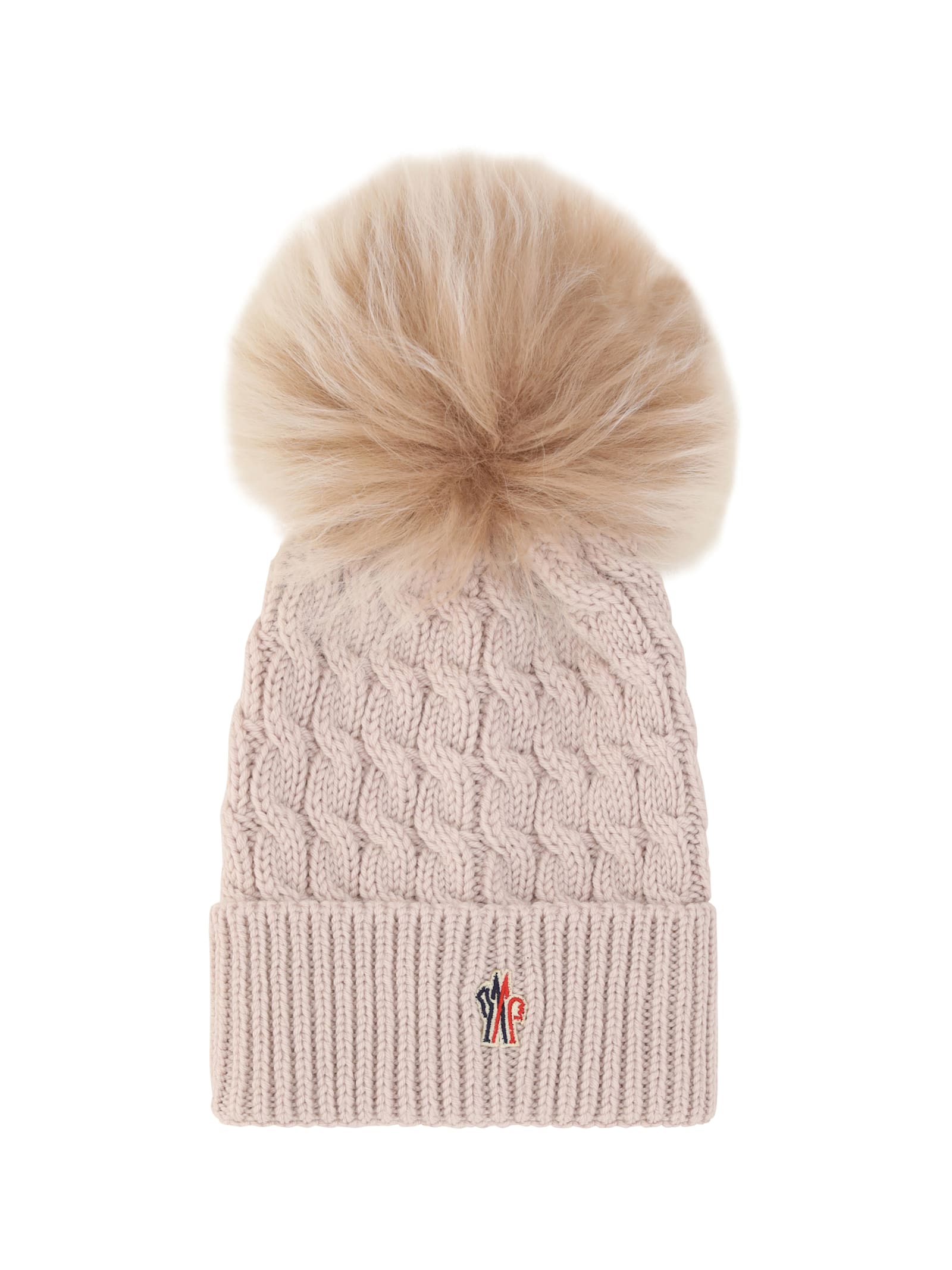 Shop Moncler Beanie Hat In Multicolour