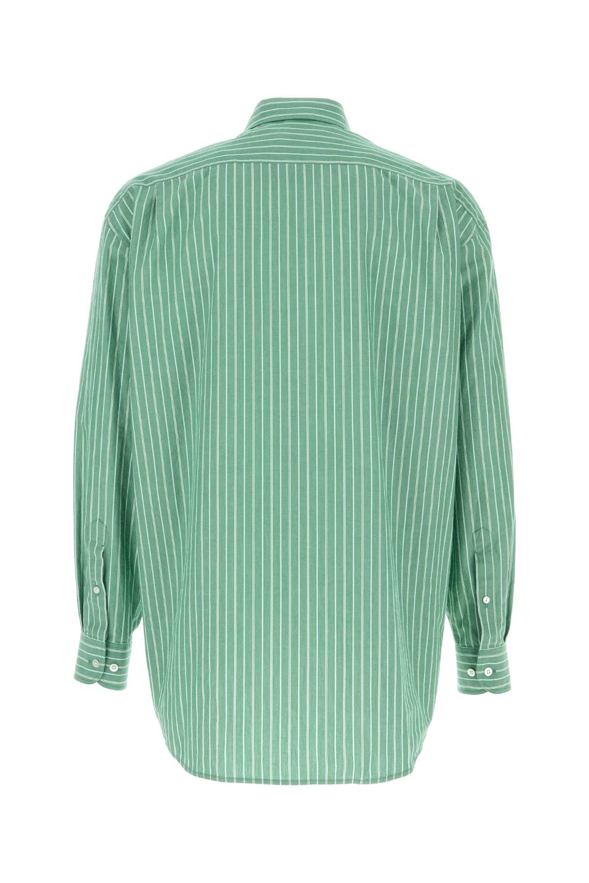 The Row Embroidered Cotton Shirt Long Sleeves