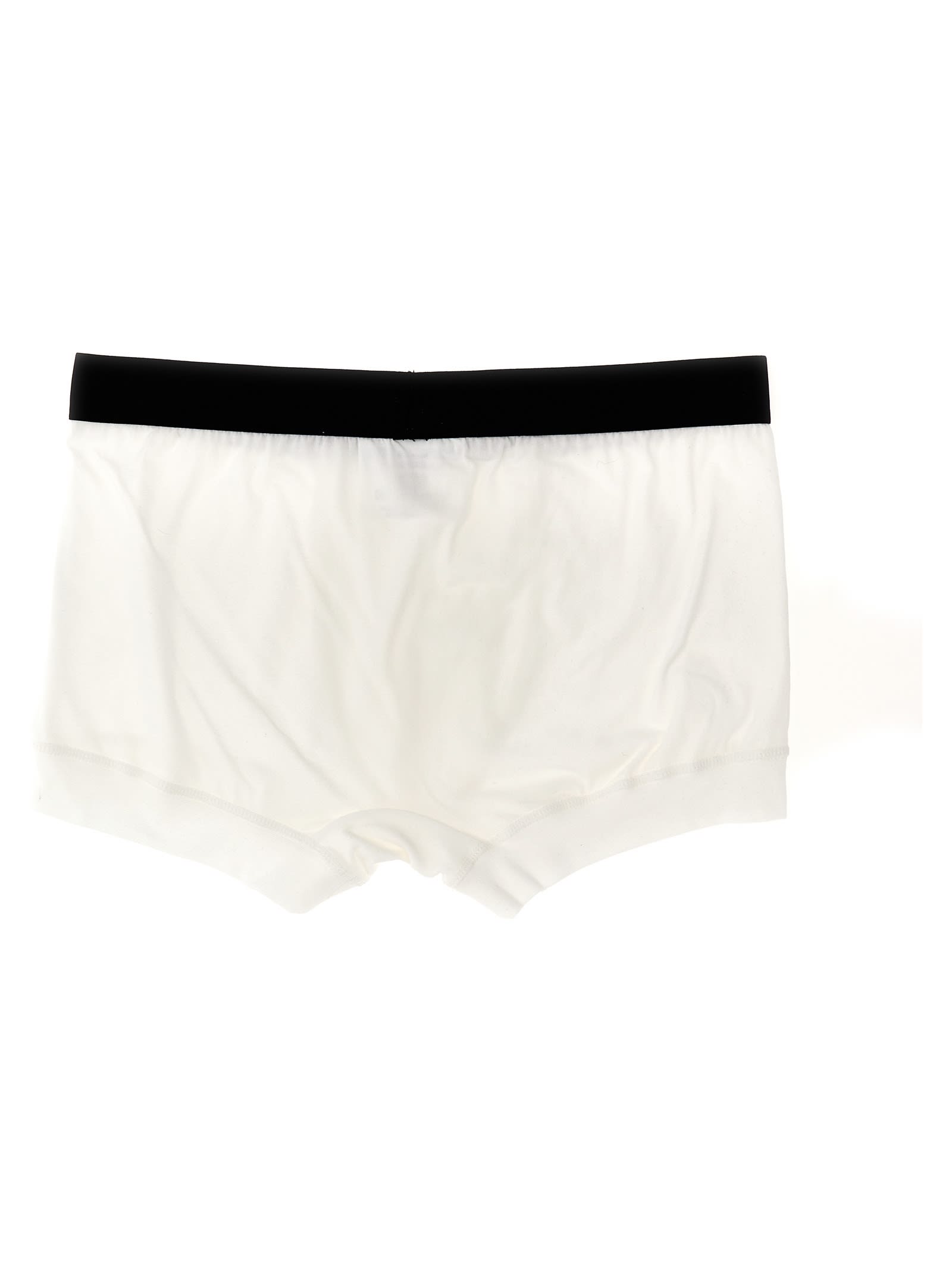 Shop Dsquared2 2-pack Elastic Logo Boxer Shorts In White