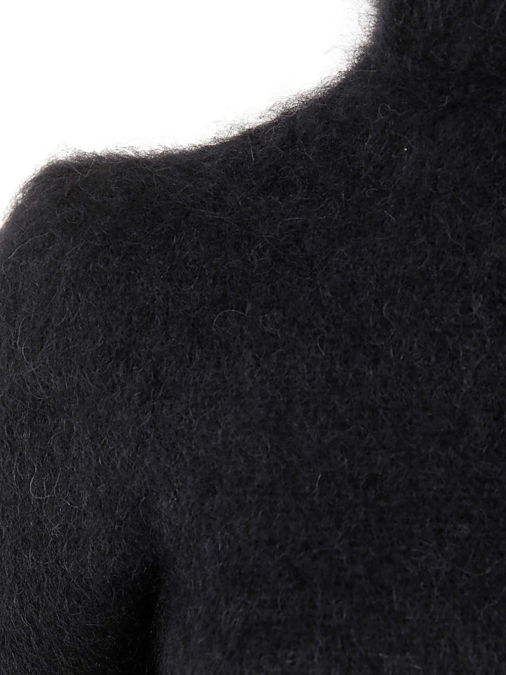 Shop Ami Alexandre Mattiussi Slim Brushed Sweater In Black