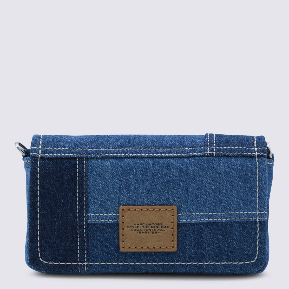 Marc Jacobs Mini Bags With Adjustable Strap And Stitching In Blue