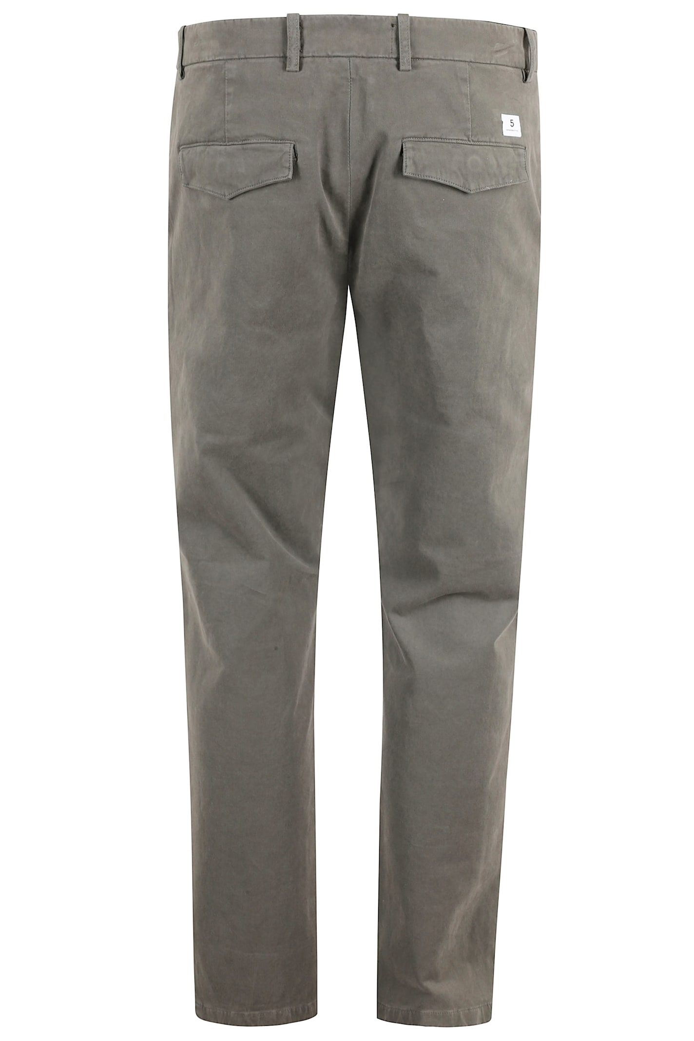 Department Five Prince Pantalone Chino Slim Crop In Gray
