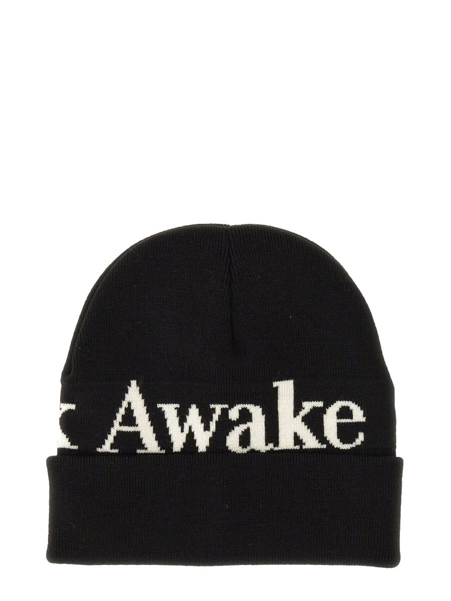 Shop Awake Ny Beanie Hat In Black