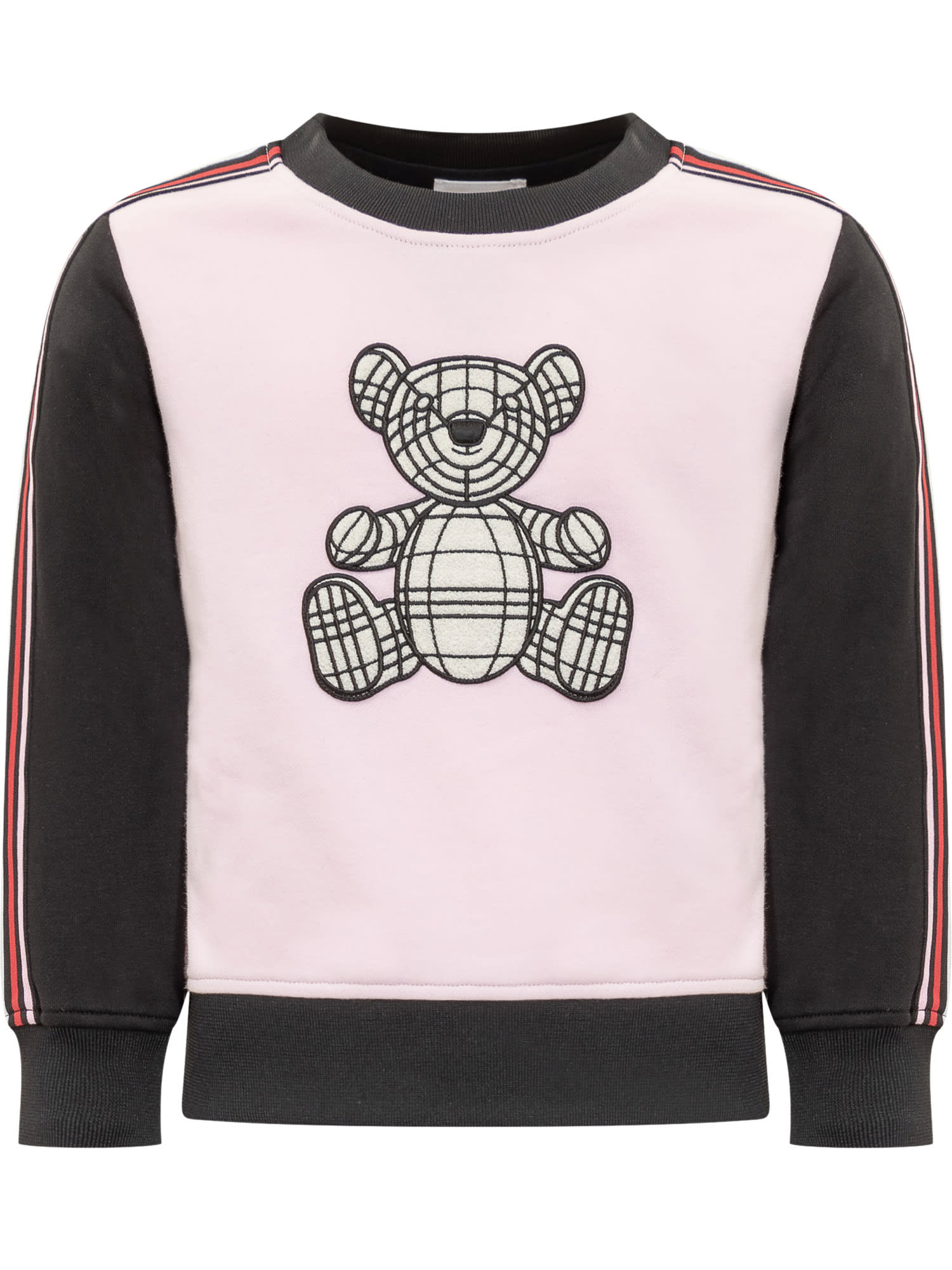 Shop Burberry Bear Sweatshirt In Pale Candy Pink