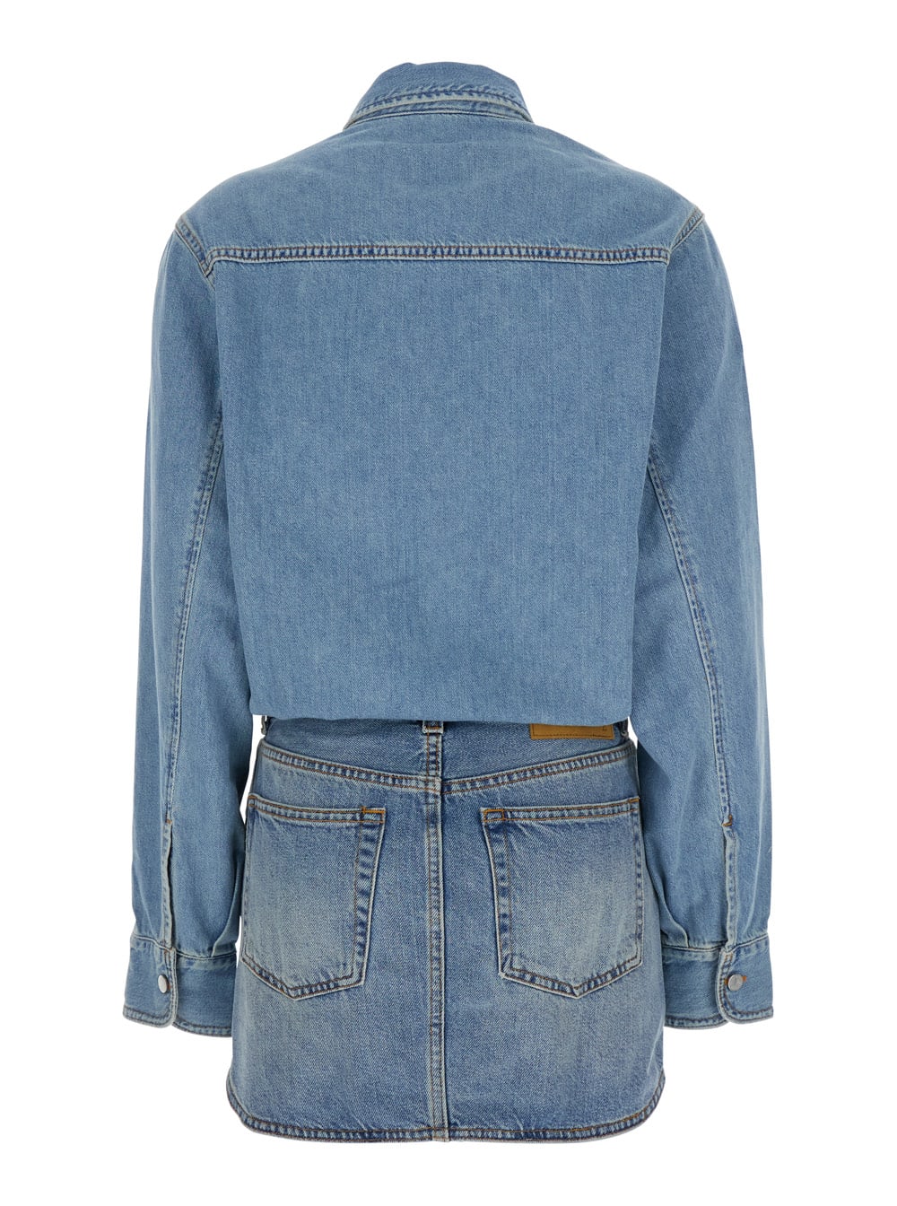 Haikure Ionic Dress Buttoned Cuffs In Blue