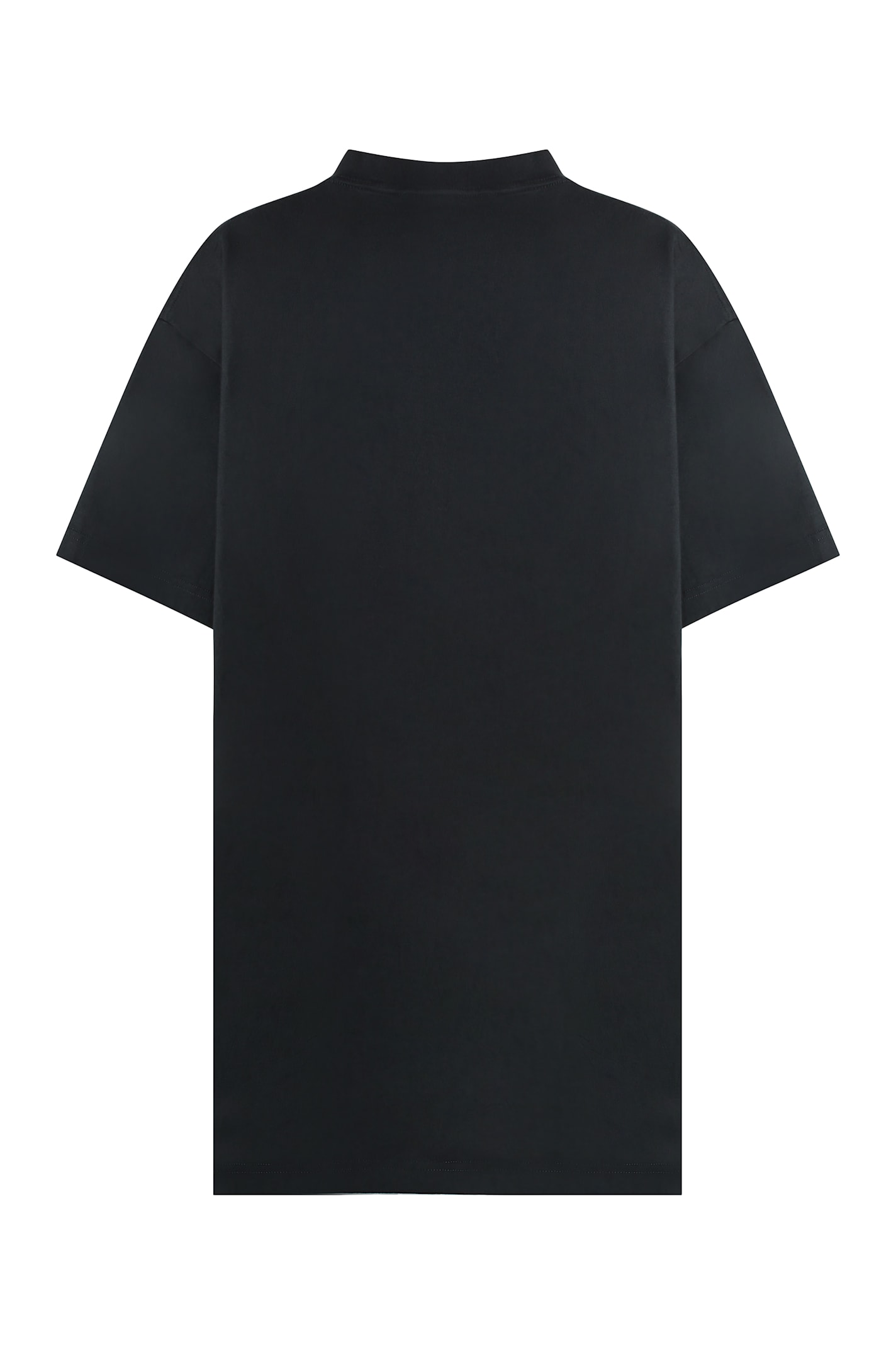 Shop Balenciaga Oversize Cotton T-shirt In Black