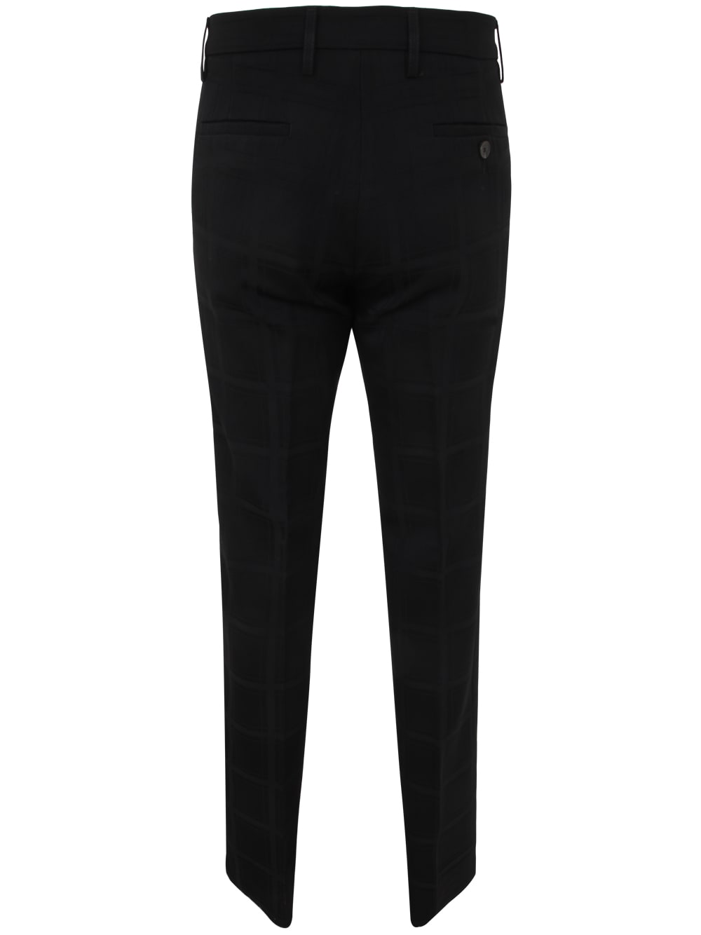 Shop Etro Flat Front Trouser In Black