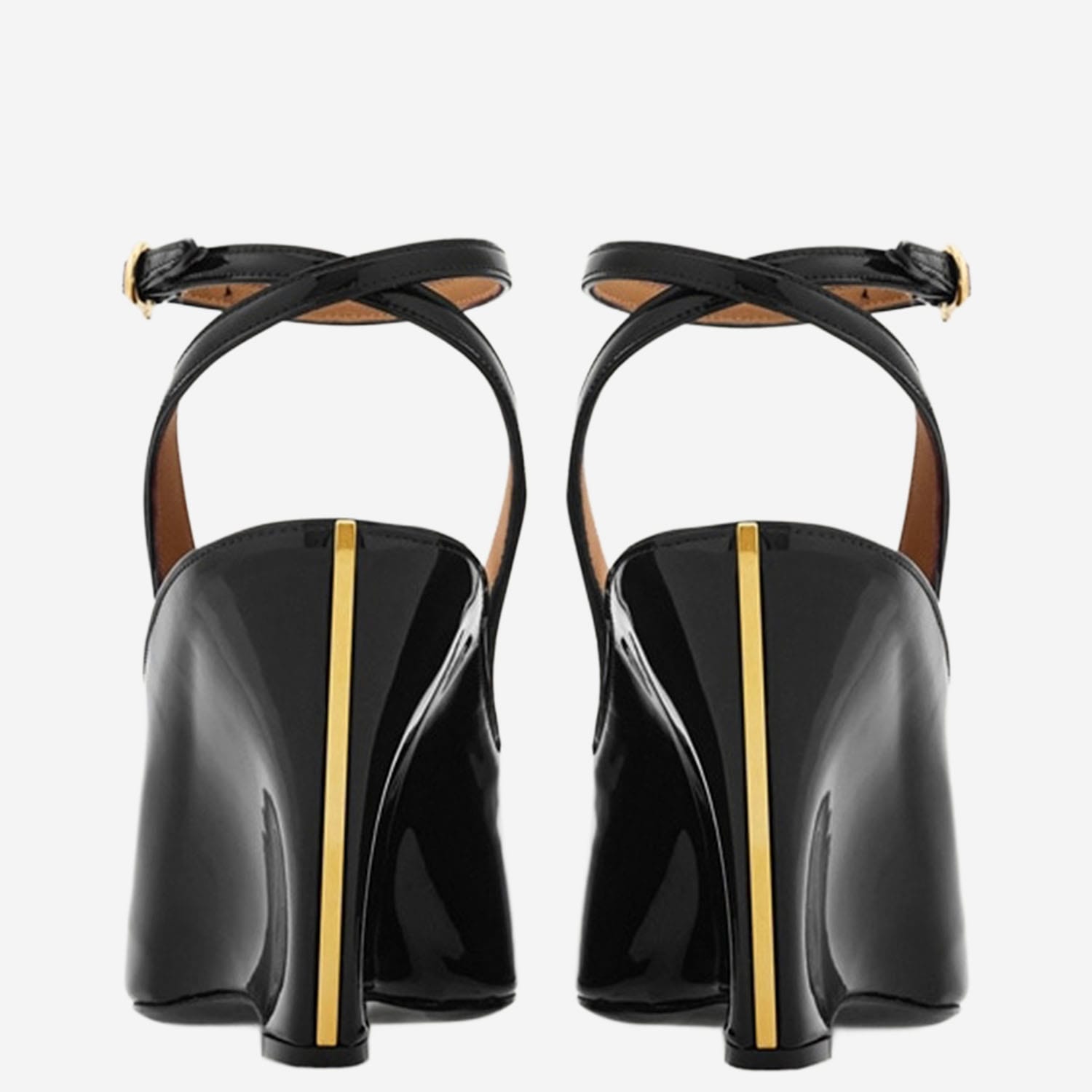 Ferragamo Wedge-heeled Platform Sandals In Black