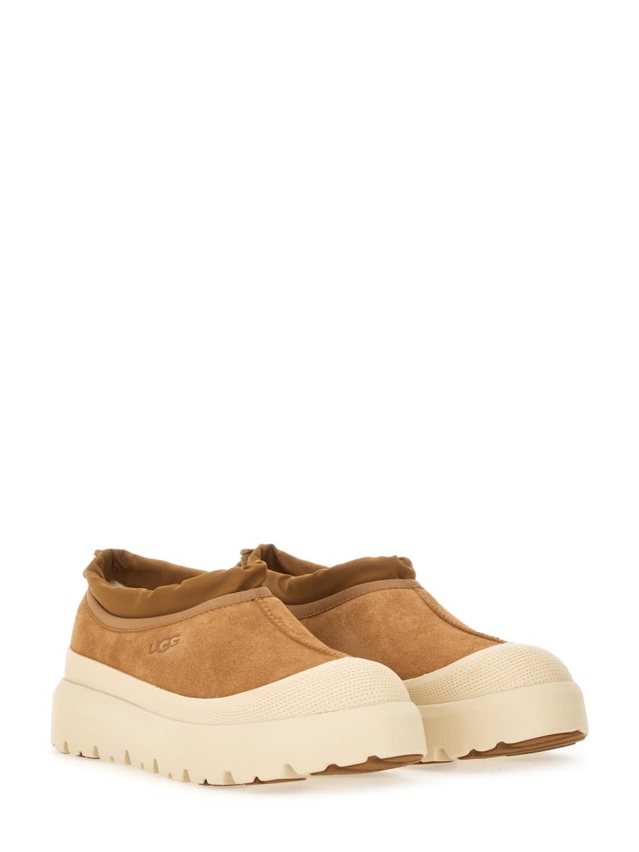 Ugg Biscuit Suede And Rubber Tasman Weather Hybrid Slip Ons In Multi