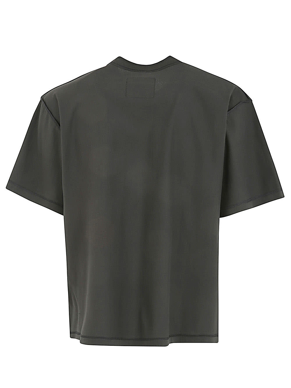 Shop Sacai Cotton Jersey T-shirt In C Gray
