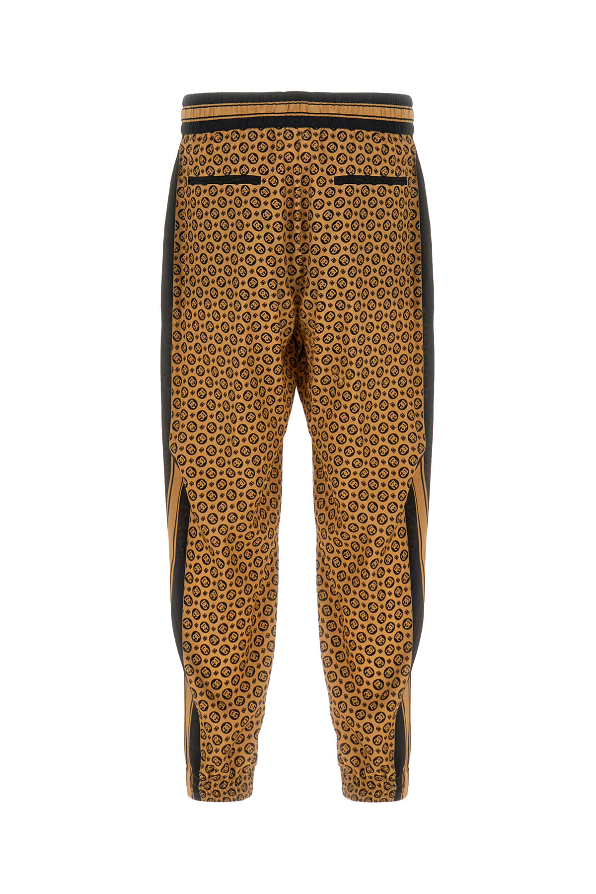 Shop Dolce & Gabbana Printed Silk Joggers In Hk4rq