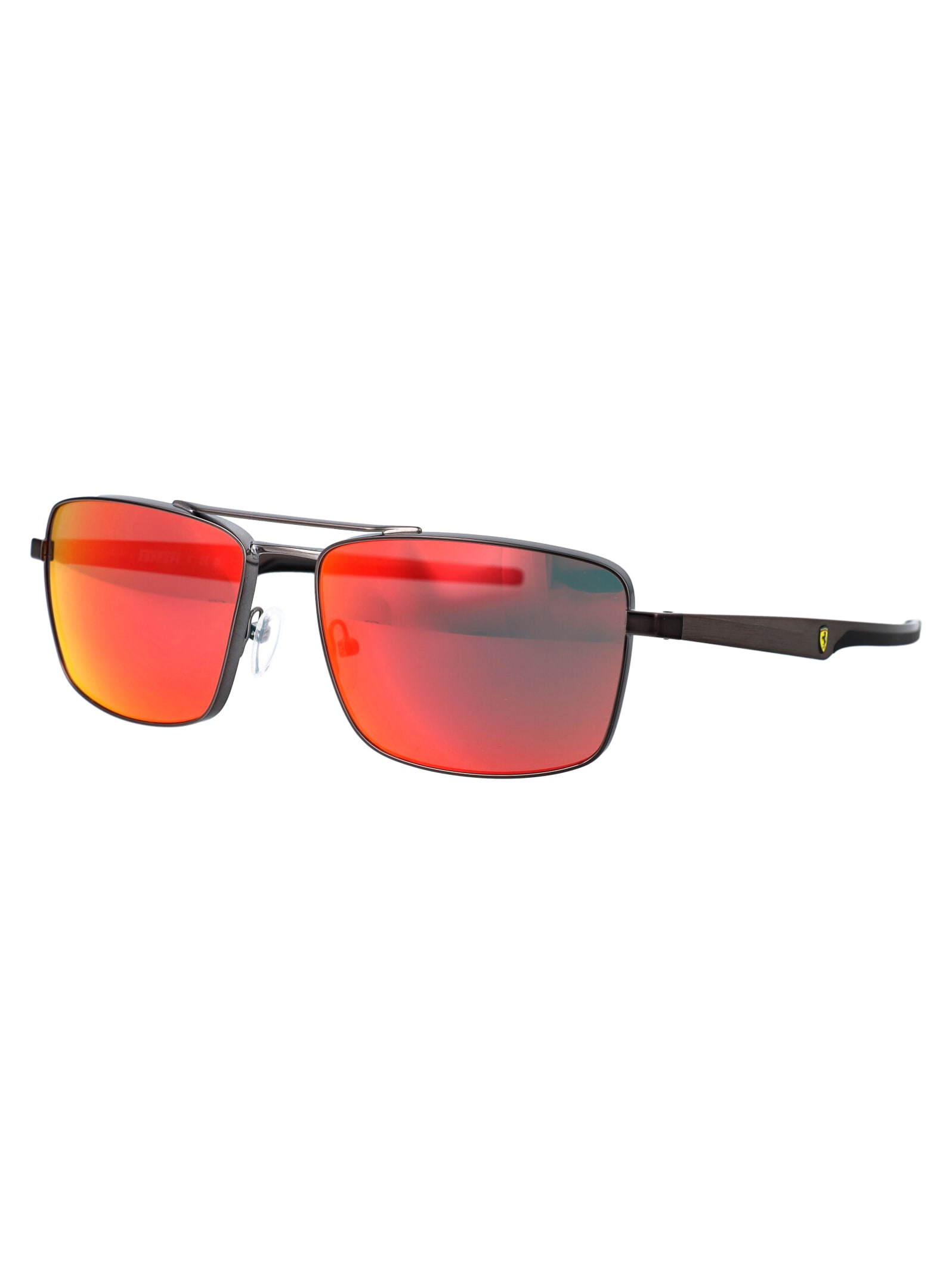 Ferrari 0fz5001 Sunglasses In 109/6q Dark Gunmetal