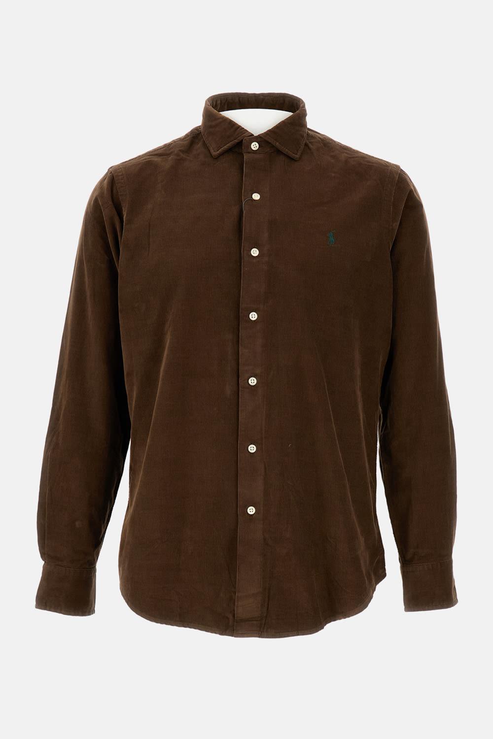 Polo Ralph Lauren Long Sleeve Sport Shirt In Brown