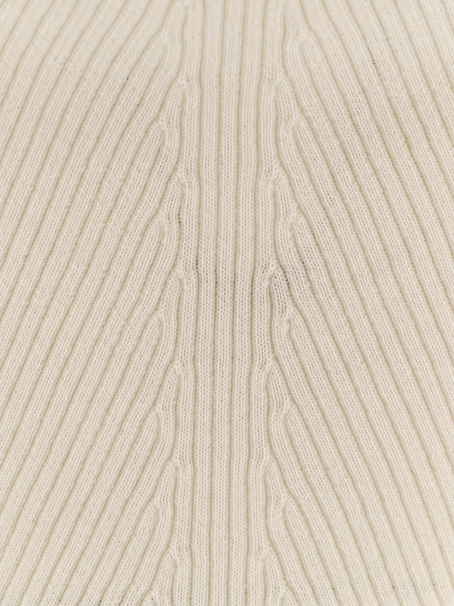 Hugo Boss Foliora Virgin Wool Turtleneck In White