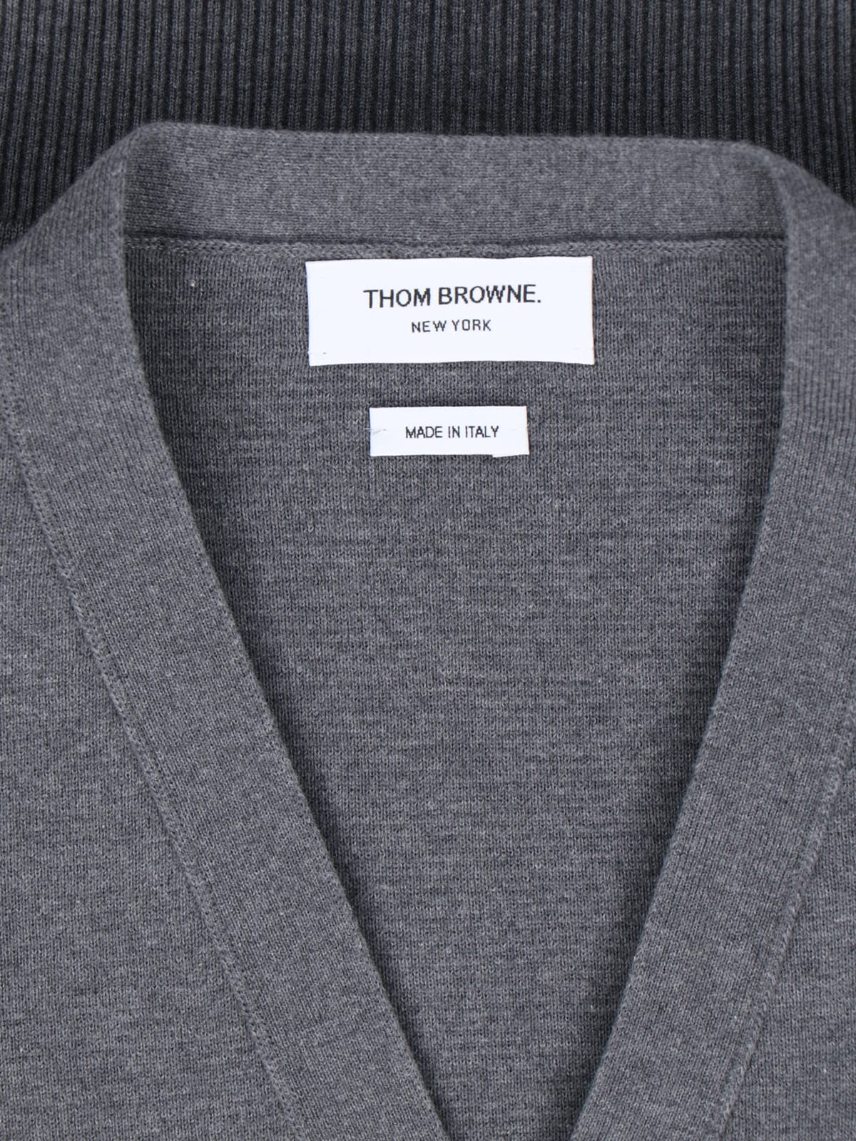 Shop Thom Browne 4-bar Cardigan In 035