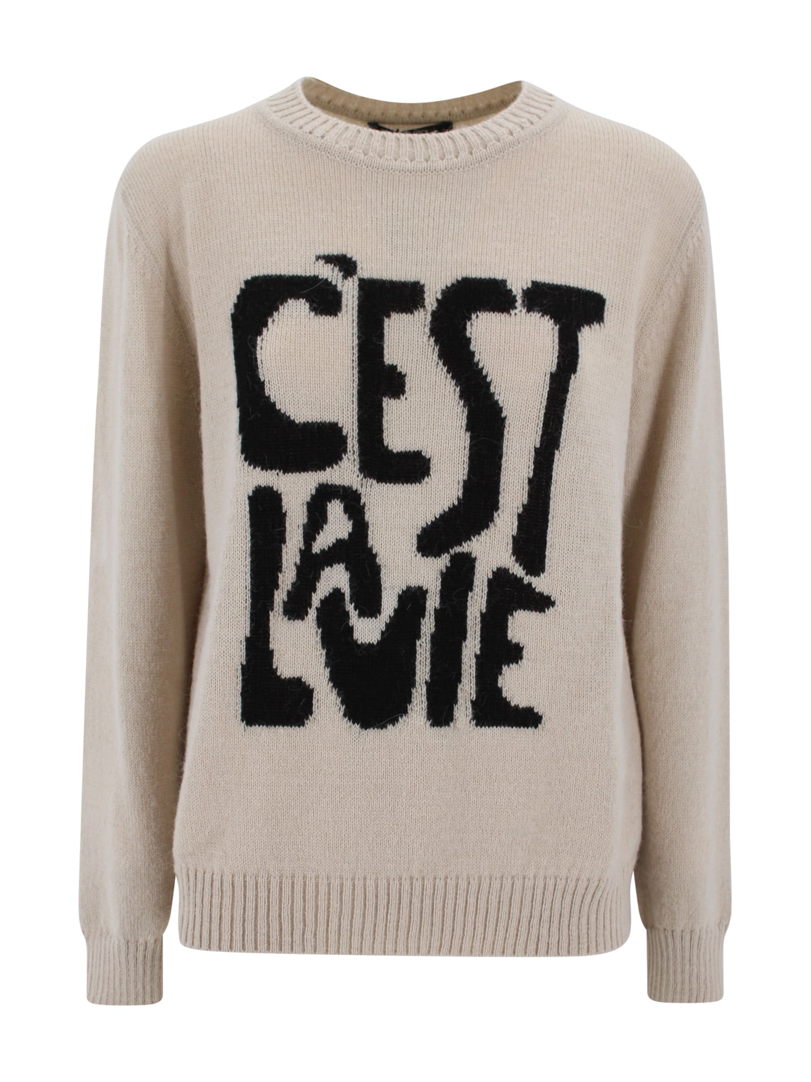 Weekend Max Mara Alpaca And Wool Jumper In Neutral