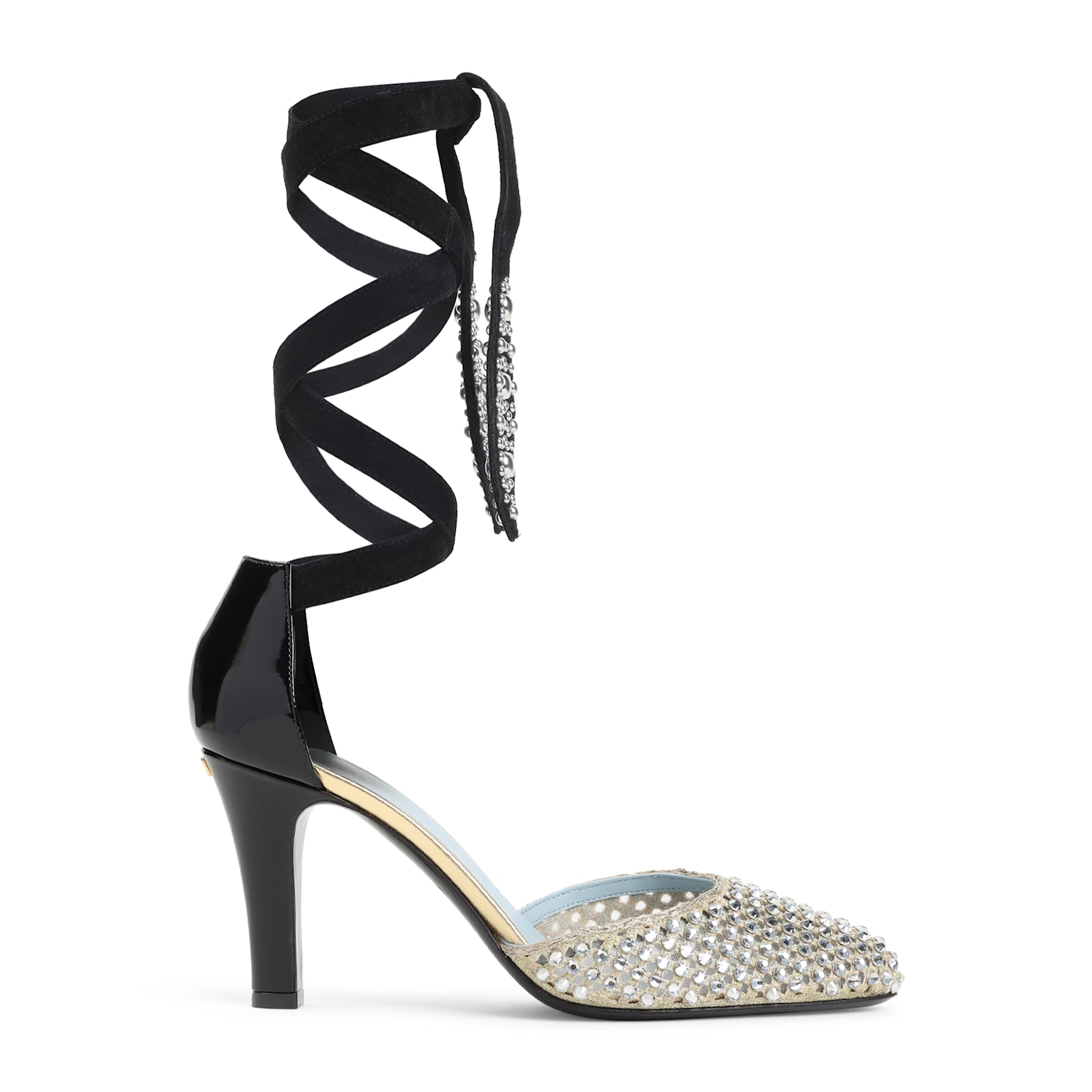 Valentino Garavani Ankle Strap Foliage Pumps