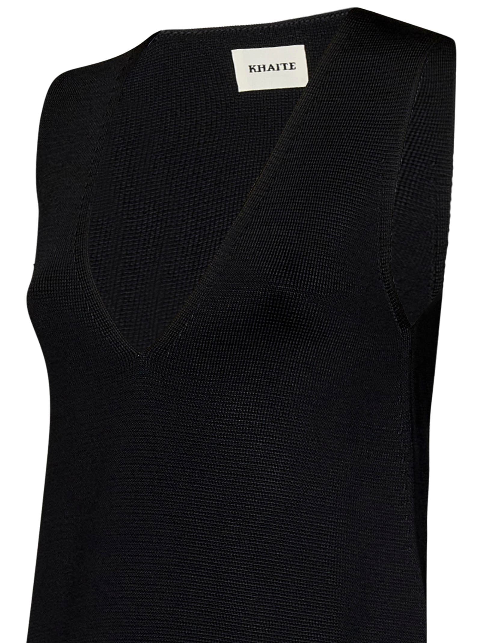 Shop Khaite Ny Heidi Top In Black