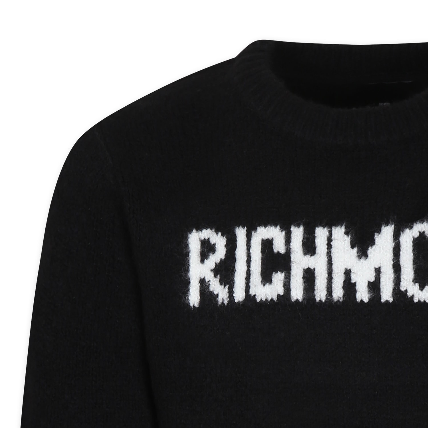 Richmond Black Sweater For Boy In Black