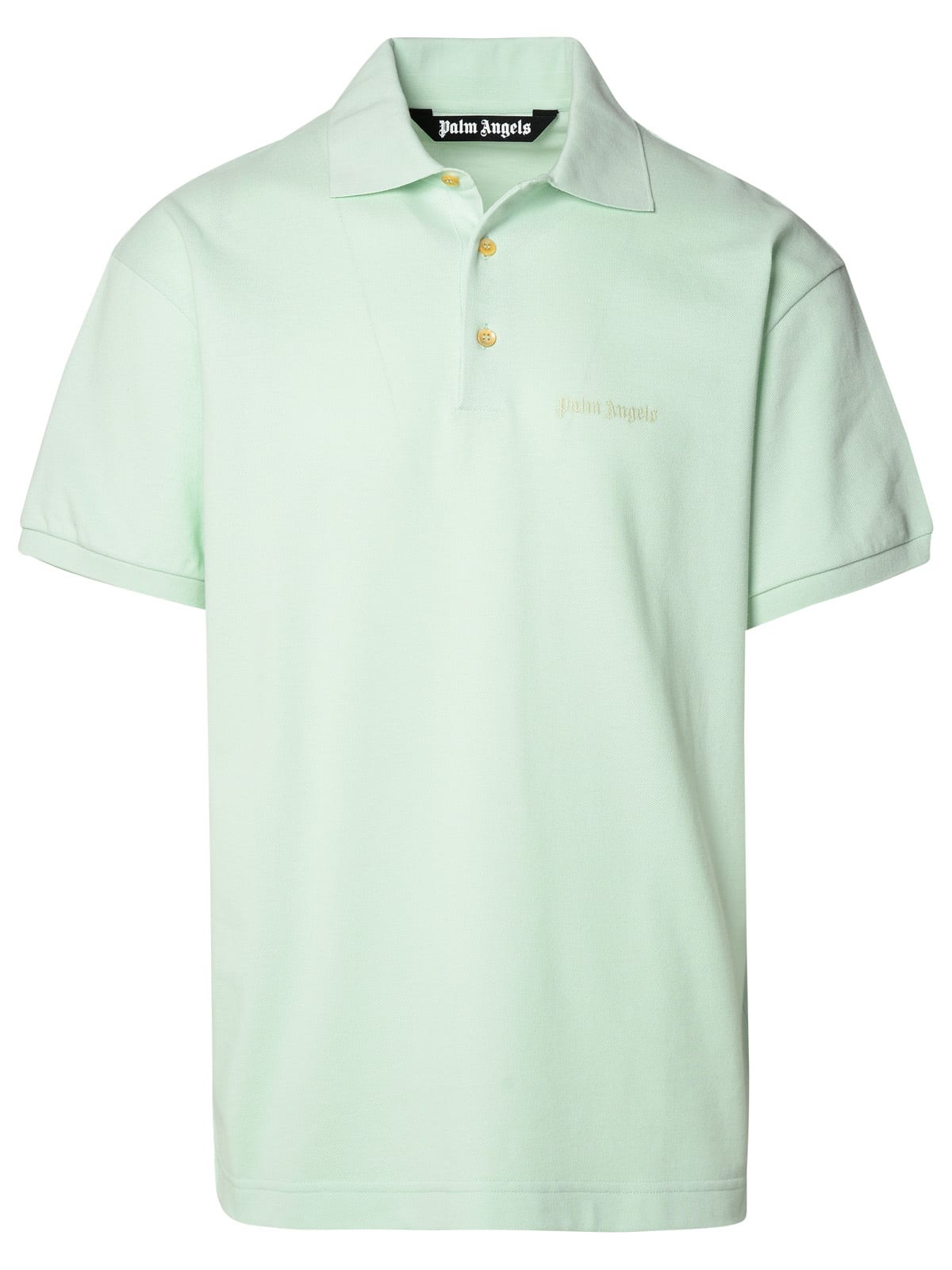 Palm Angels Cotton Polo Shirt With Logo